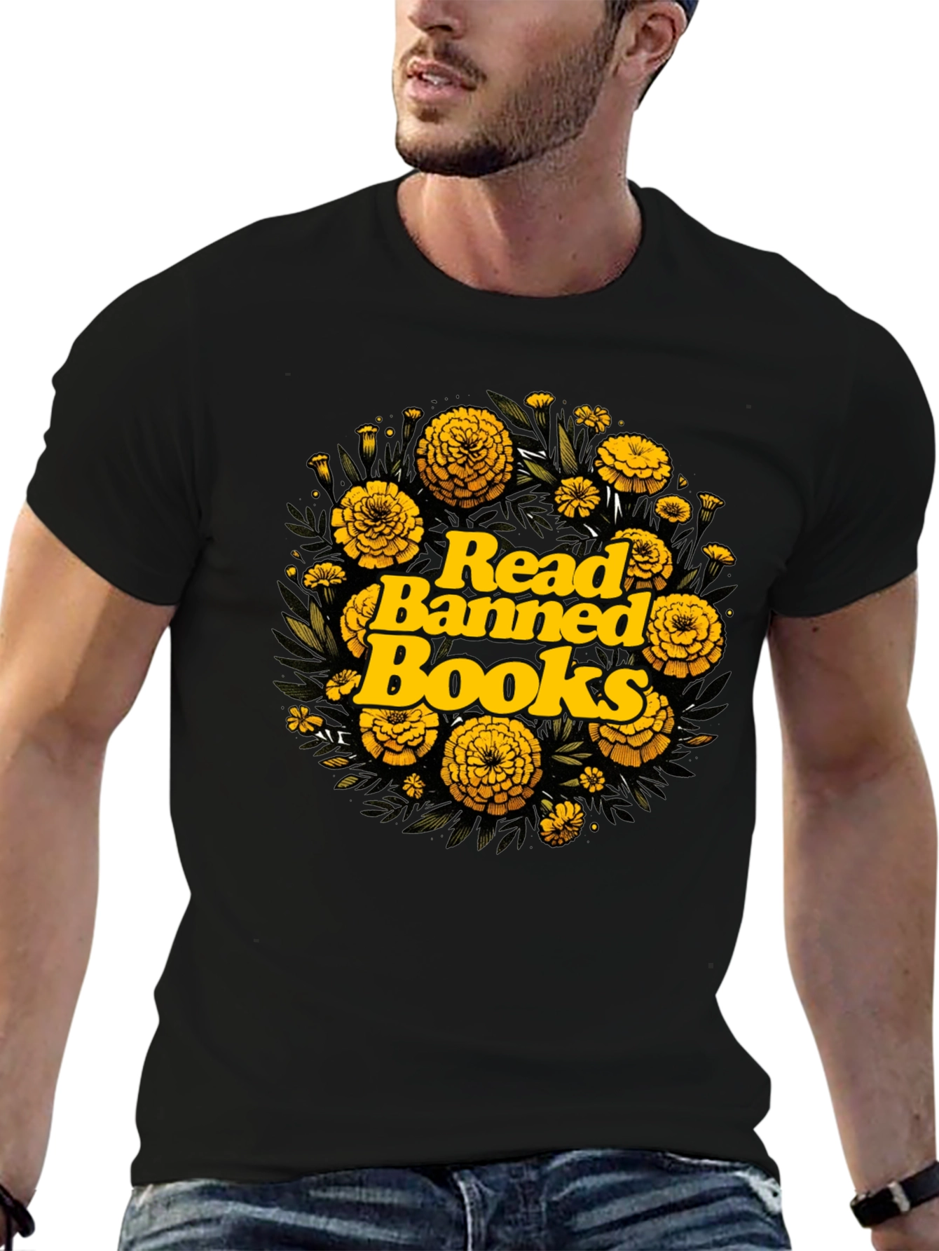Read Banned Books Floral T-Shirt