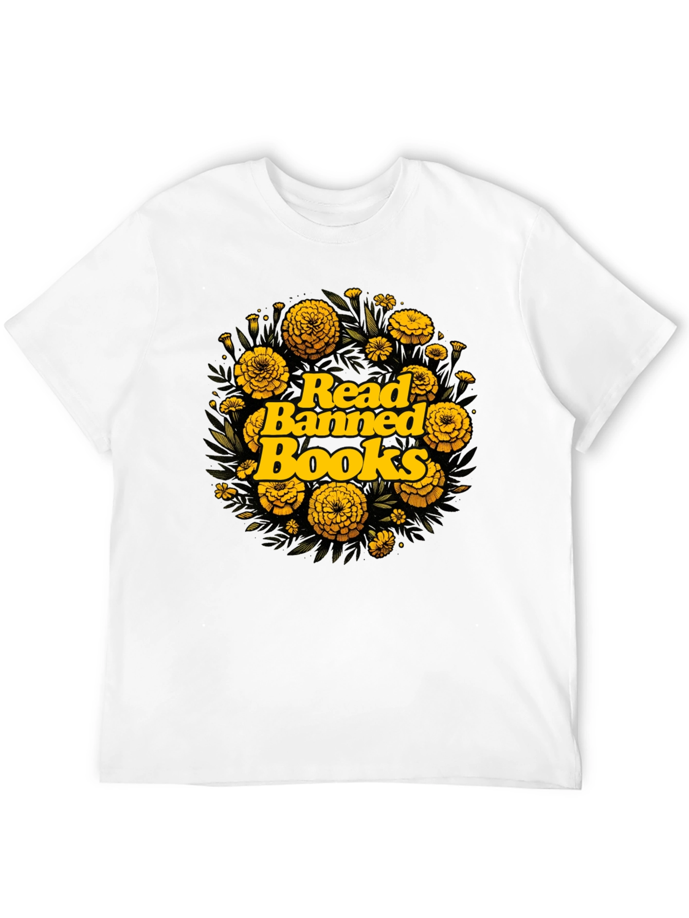 Read Banned Books Floral T-Shirt