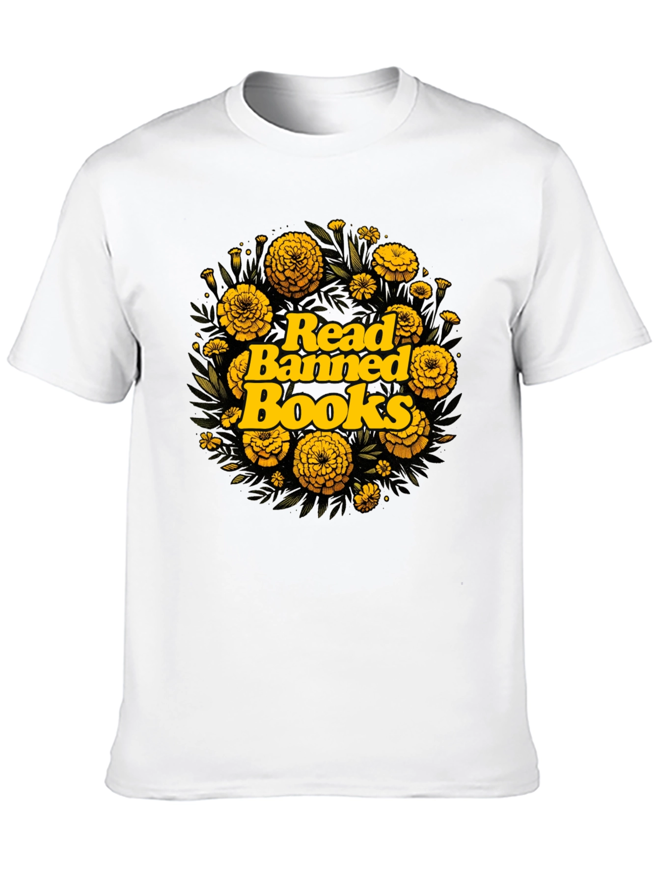 Read Banned Books Floral T-Shirt