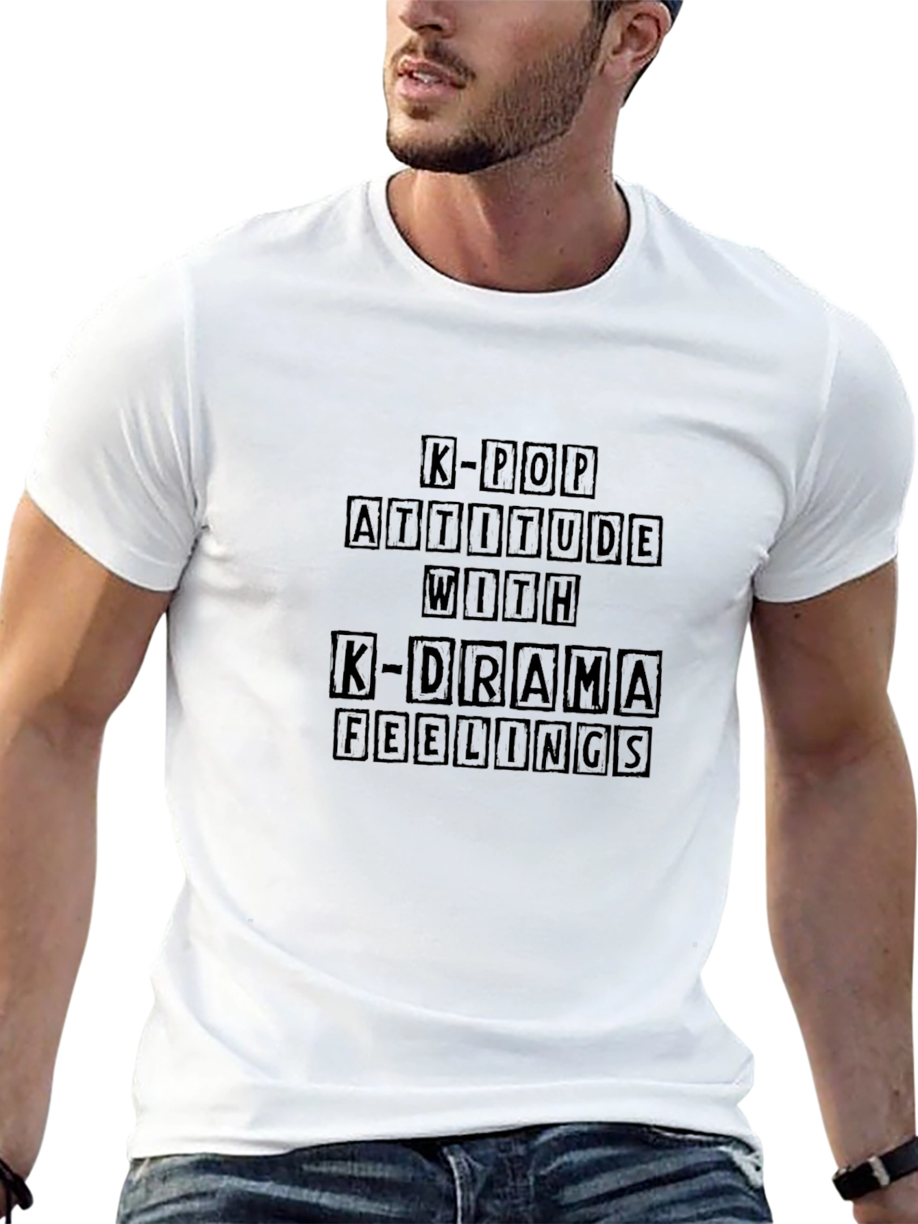 K-Pop Attitude K-Drama Feelings Graphic Tee
