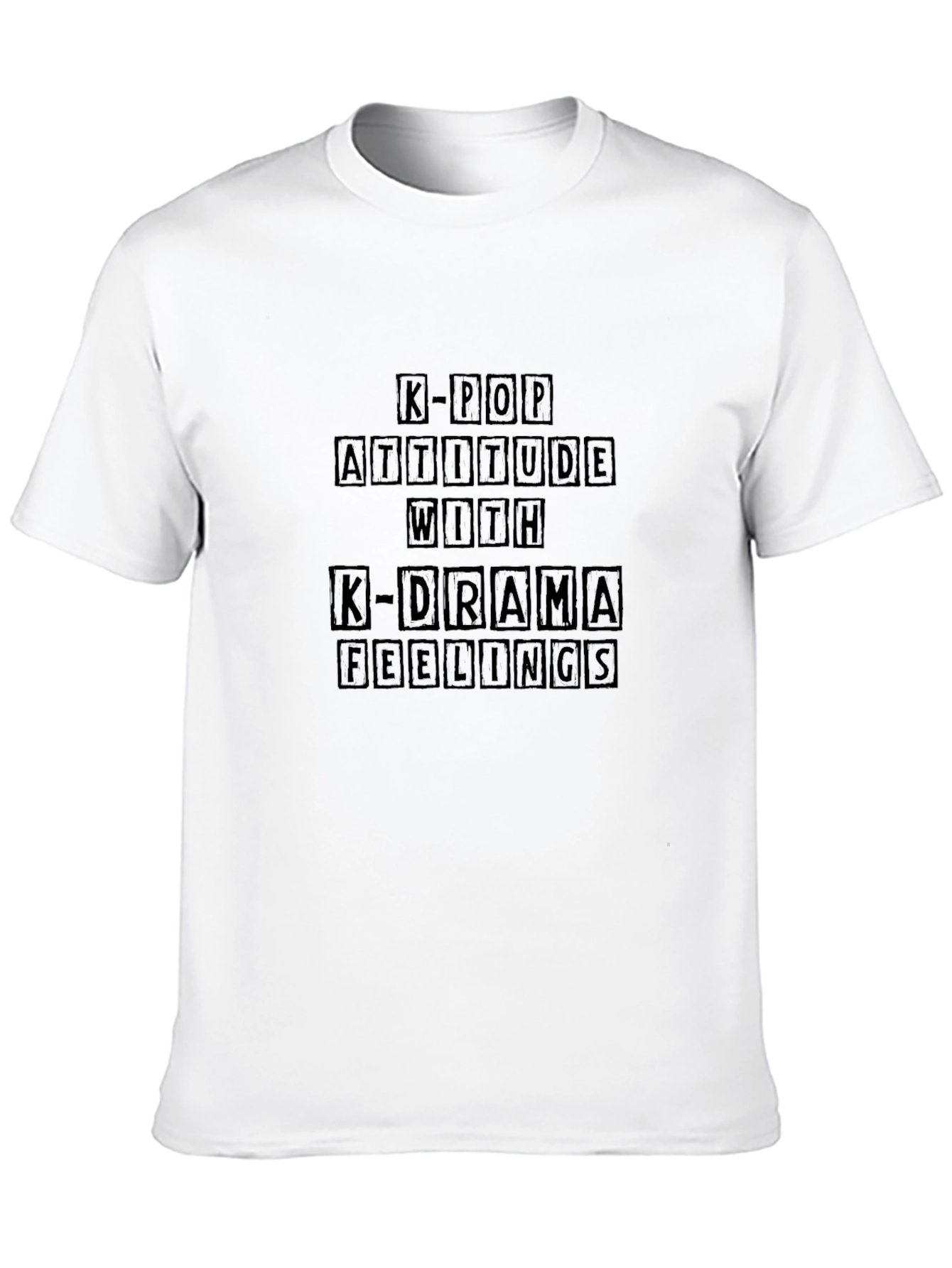 K-Pop Attitude K-Drama Feelings Graphic Tee