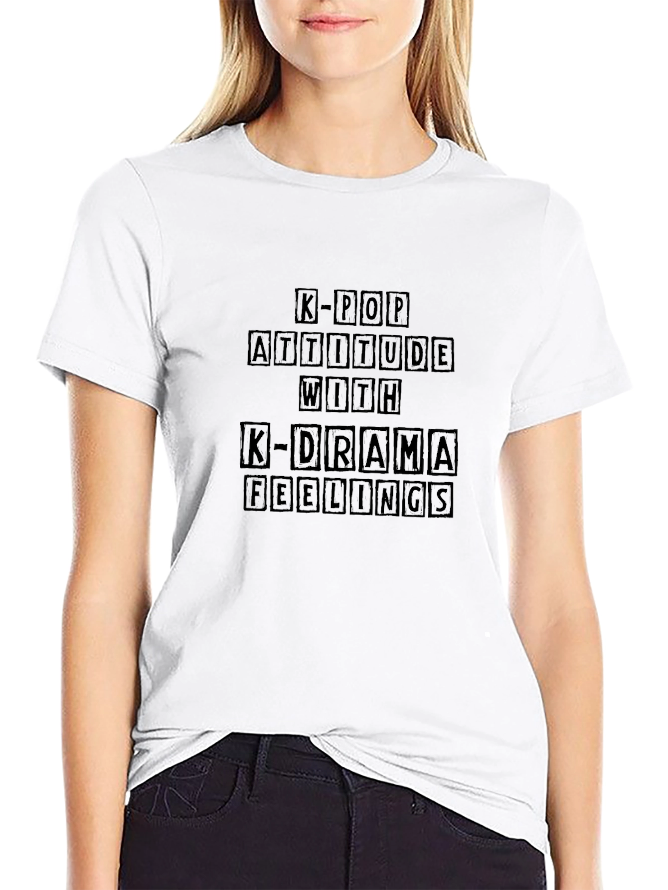 K-Pop Attitude K-Drama Feelings Graphic Tee