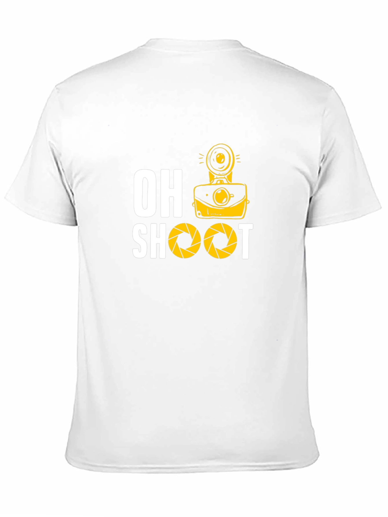 Oh Shoot Camera Graphic Black T-Shirt