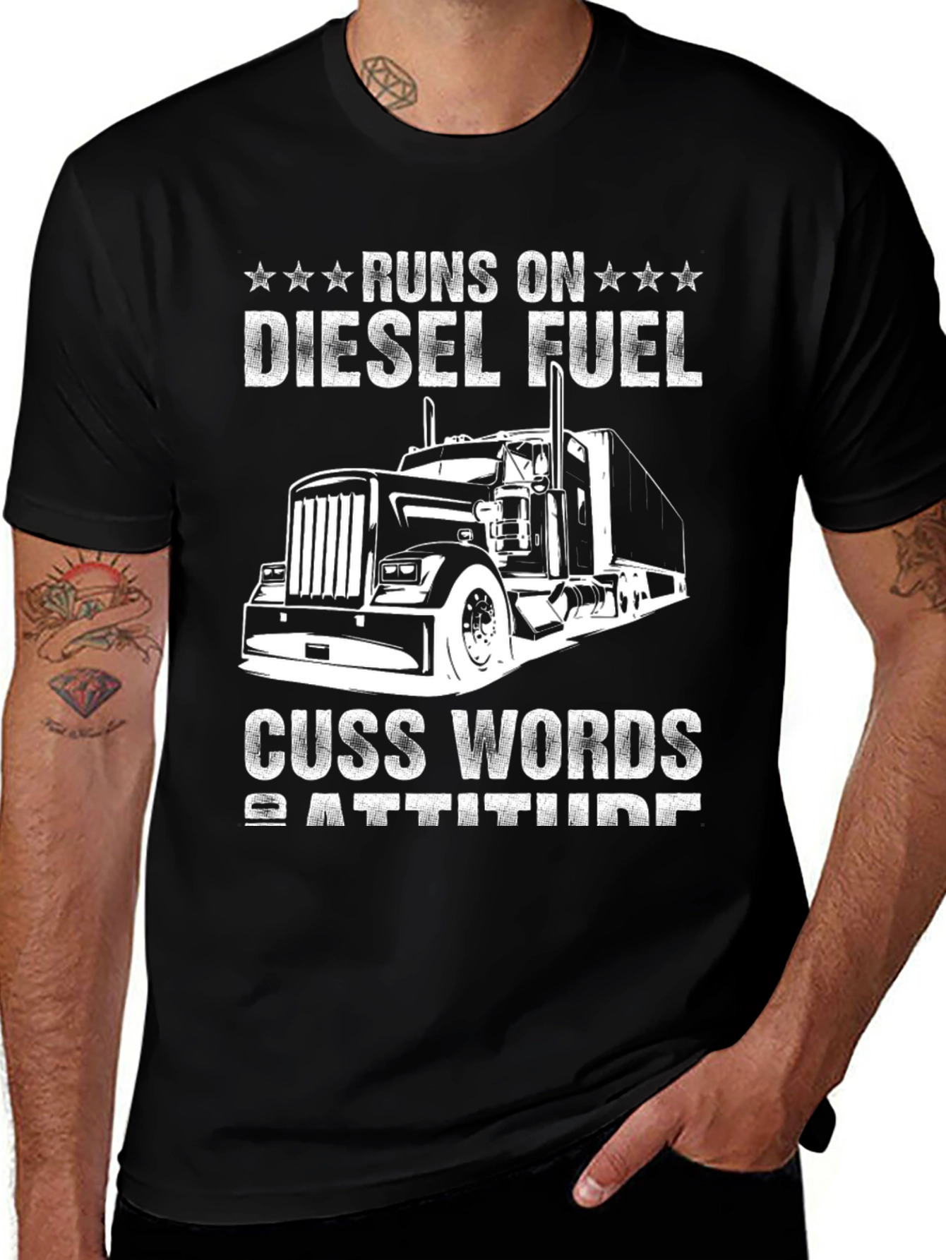 Diesel Fuel & Attitude Tee