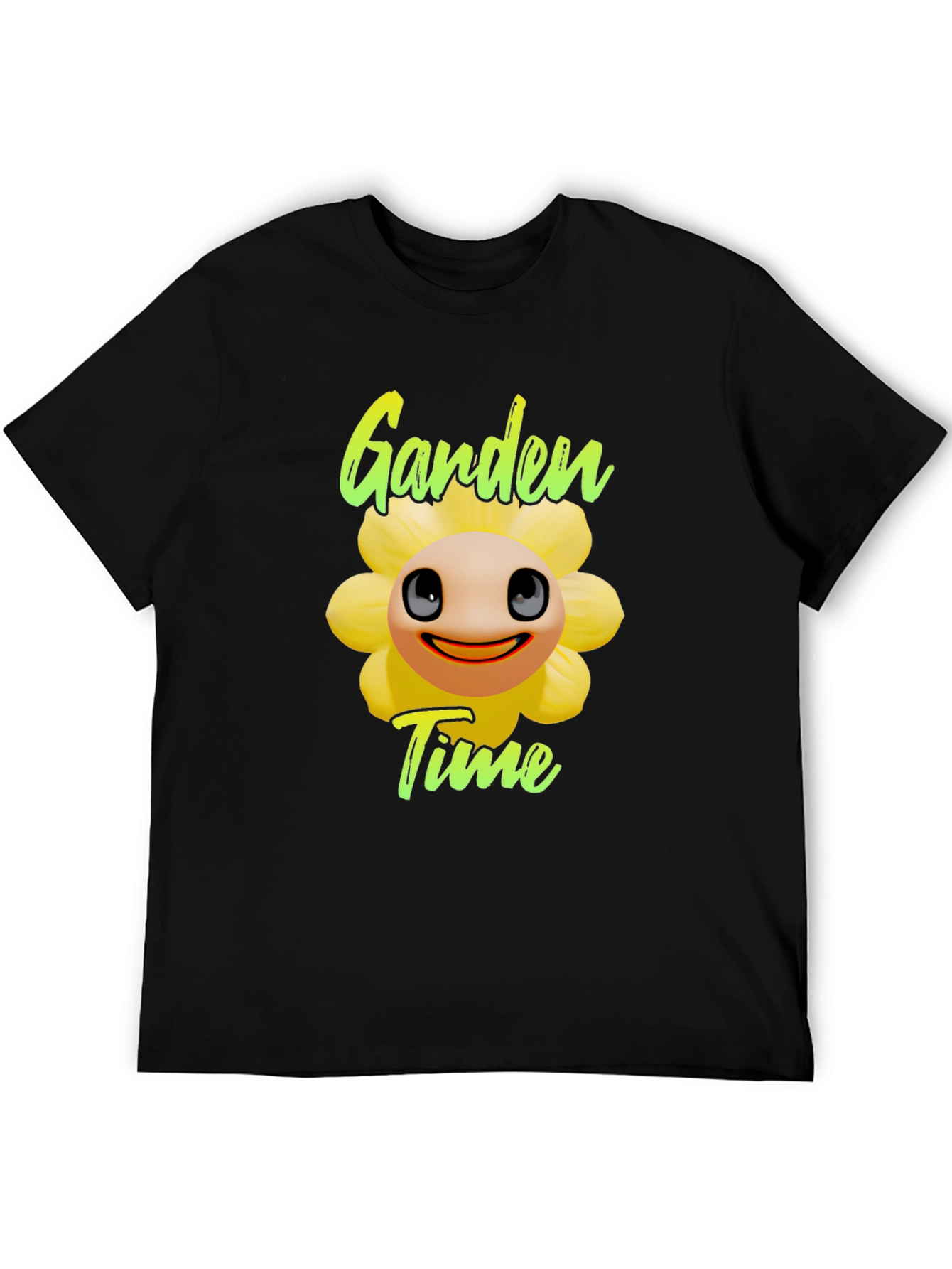 Garden Time T-Shirt - Funny Flower Design