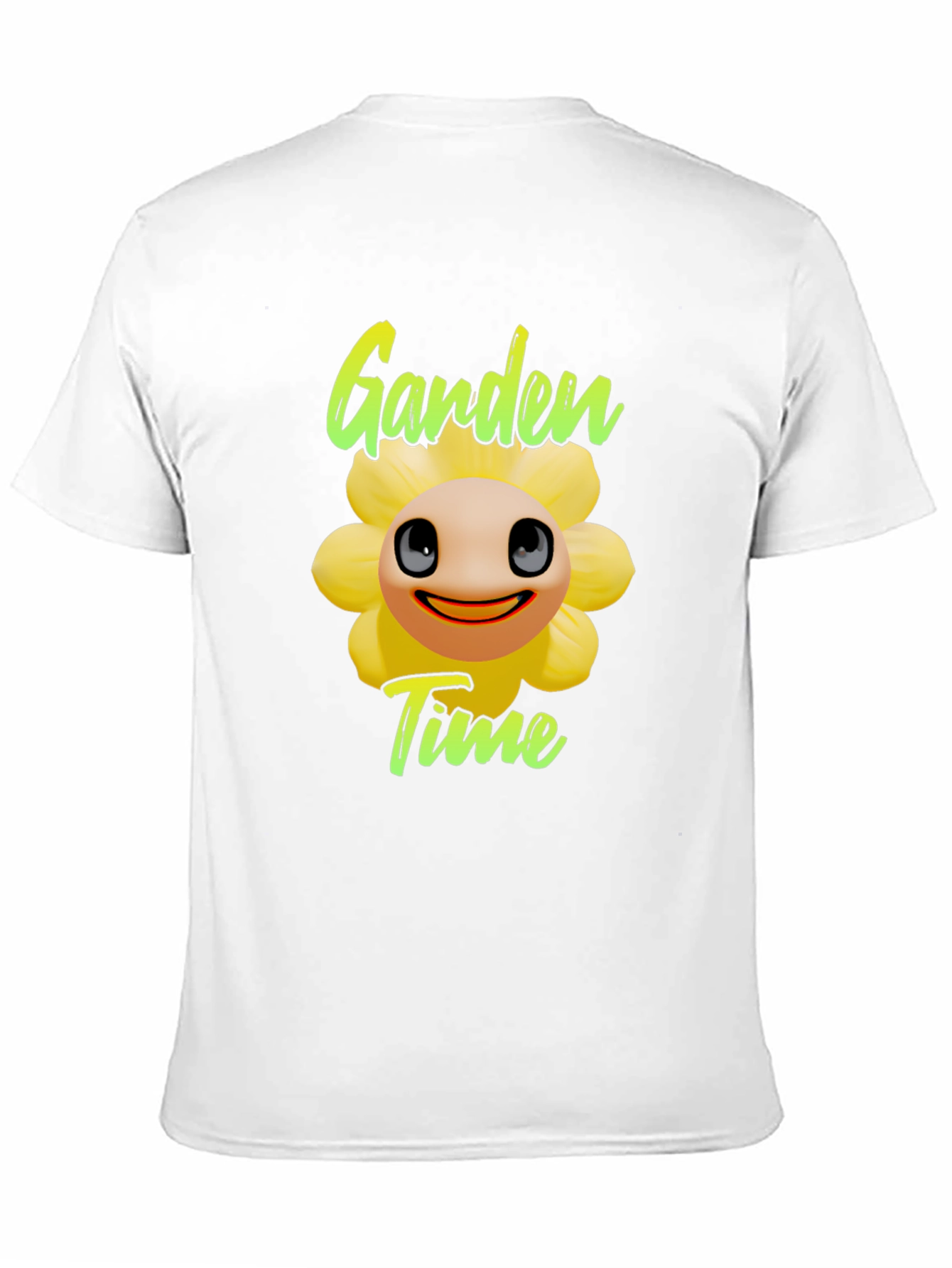 Garden Time T-Shirt - Funny Flower Design