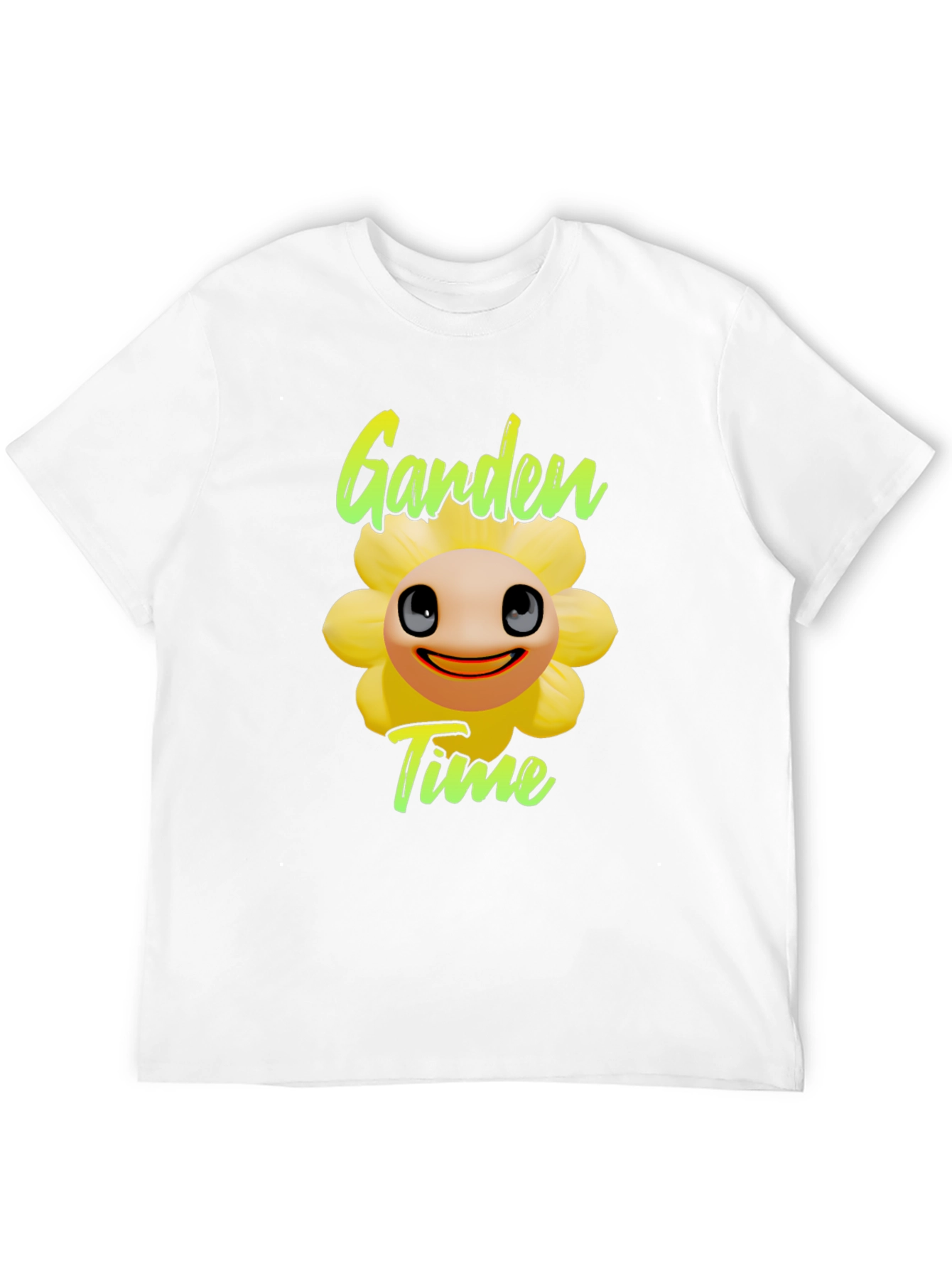 Garden Time T-Shirt - Funny Flower Design