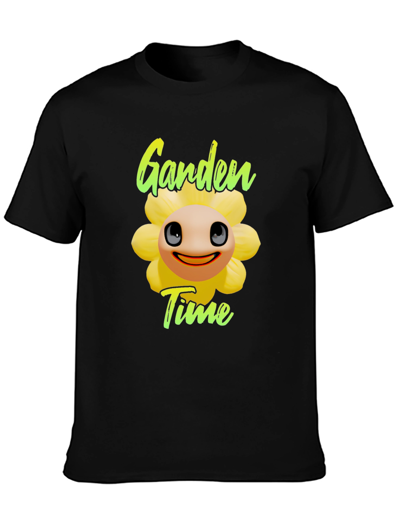Garden Time T-Shirt - Funny Flower Design