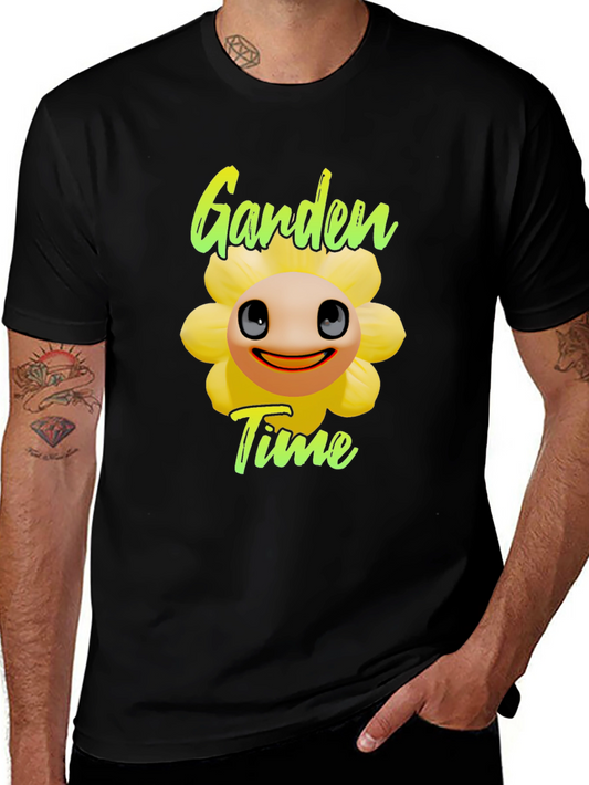 Garden Time T-Shirt - Funny Flower Design