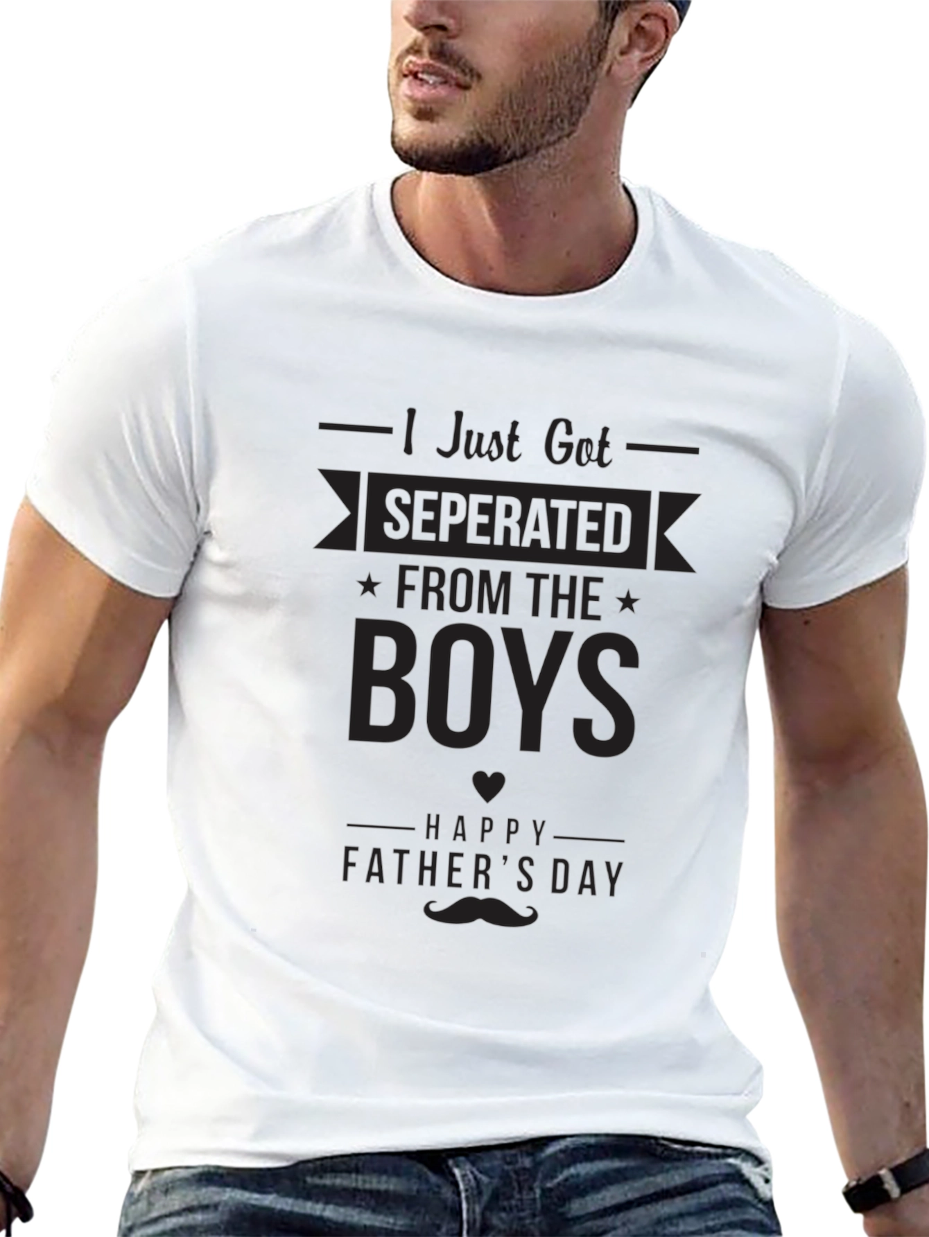 Funny Separated From The Boys Fathers Day T-Shirt