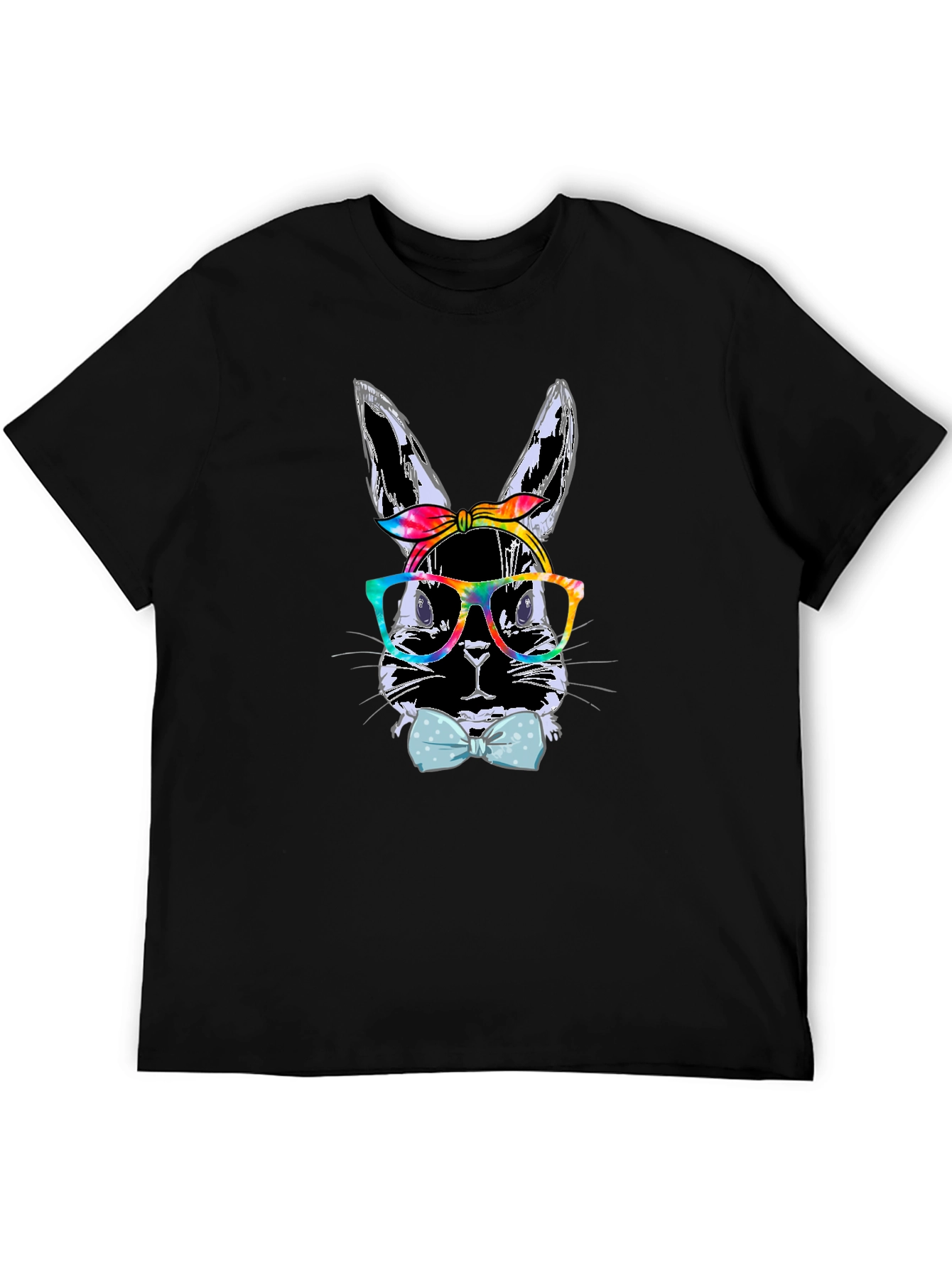 Bunny with Glasses T-Shirt - Quirky Rabbit Tee