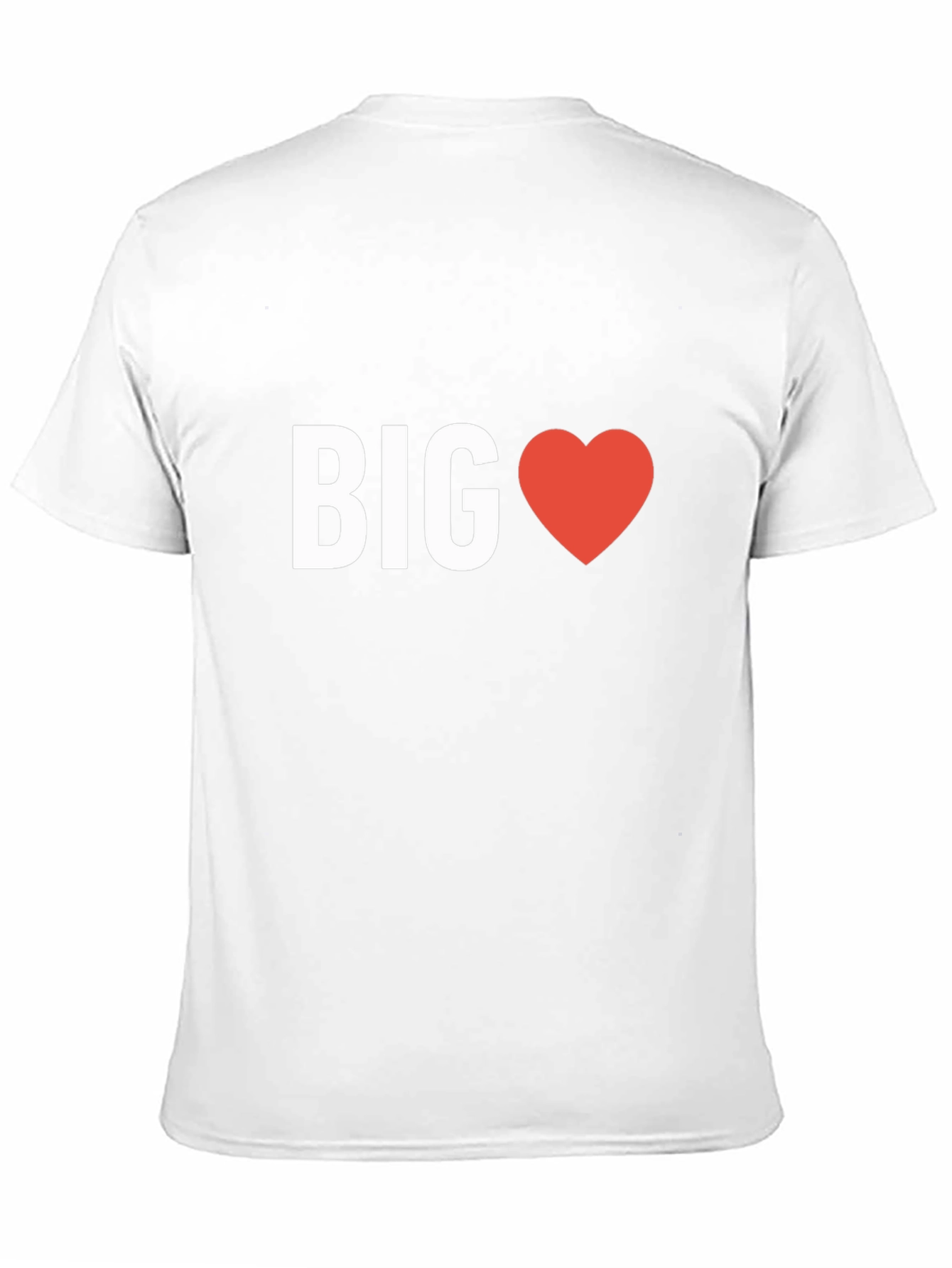 Big Heart Graphic T-Shirt - Black Casual Tee