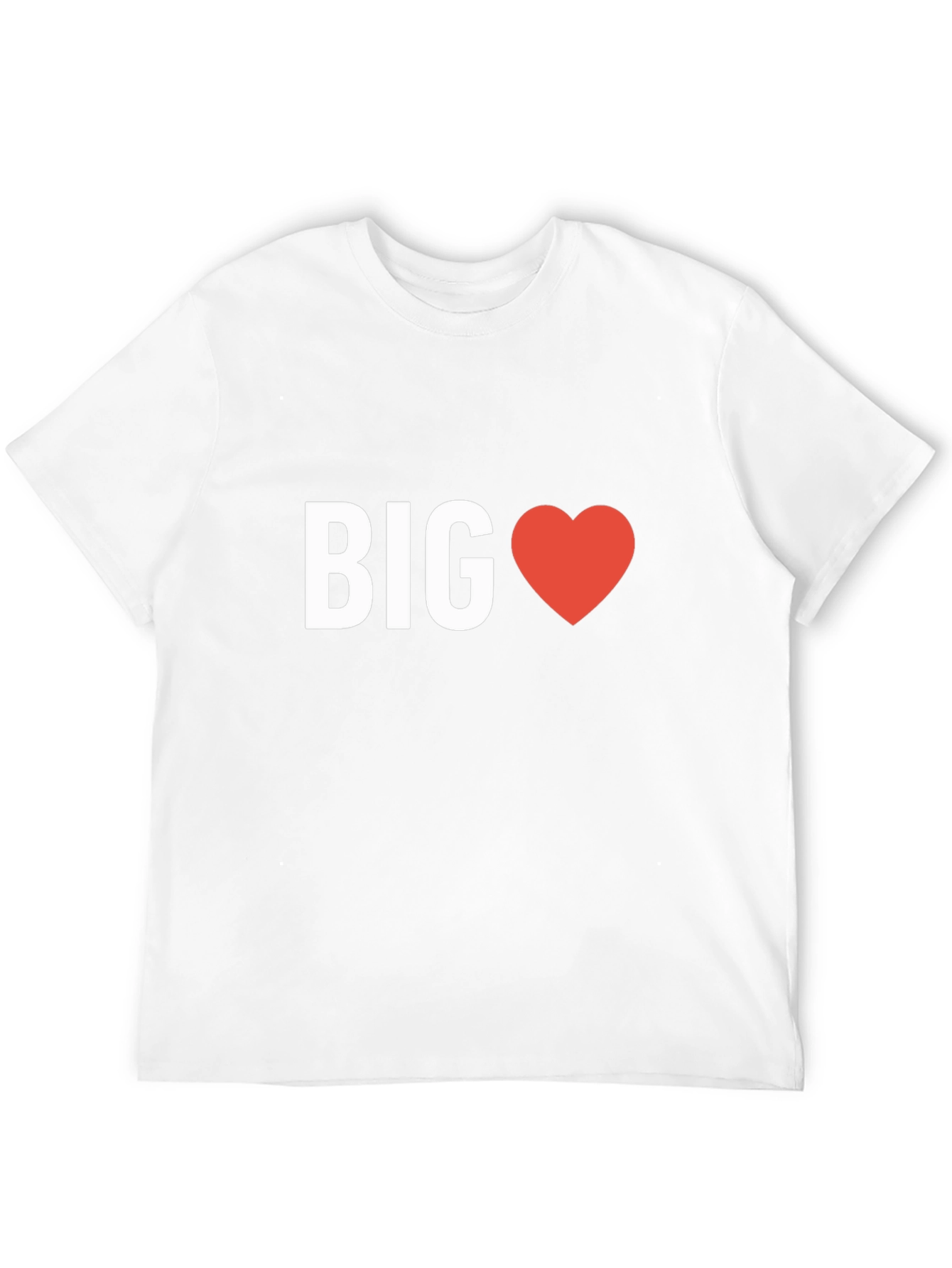Big Heart Graphic T-Shirt - Black Casual Tee
