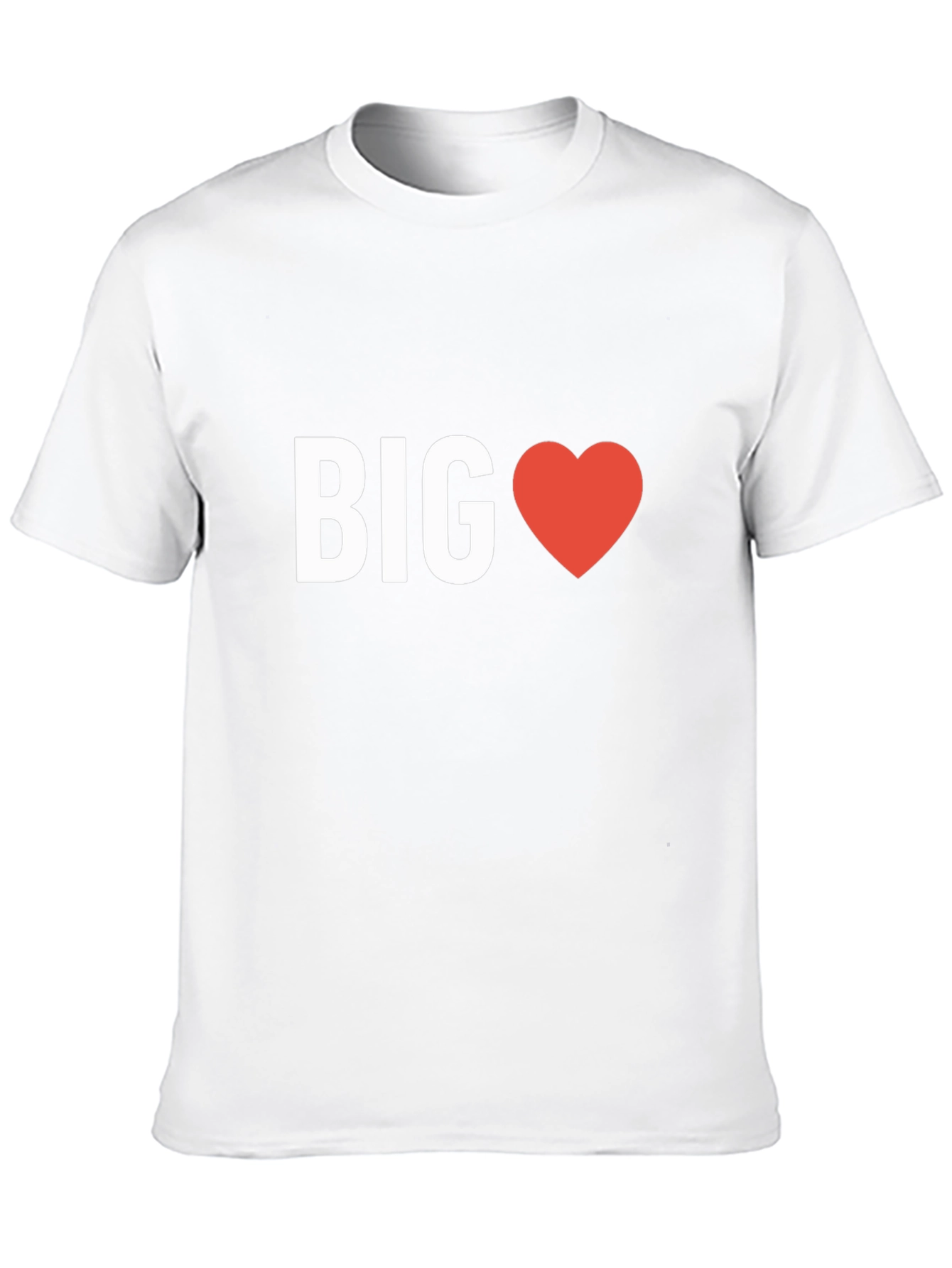 Big Heart Graphic T-Shirt - Black Casual Tee