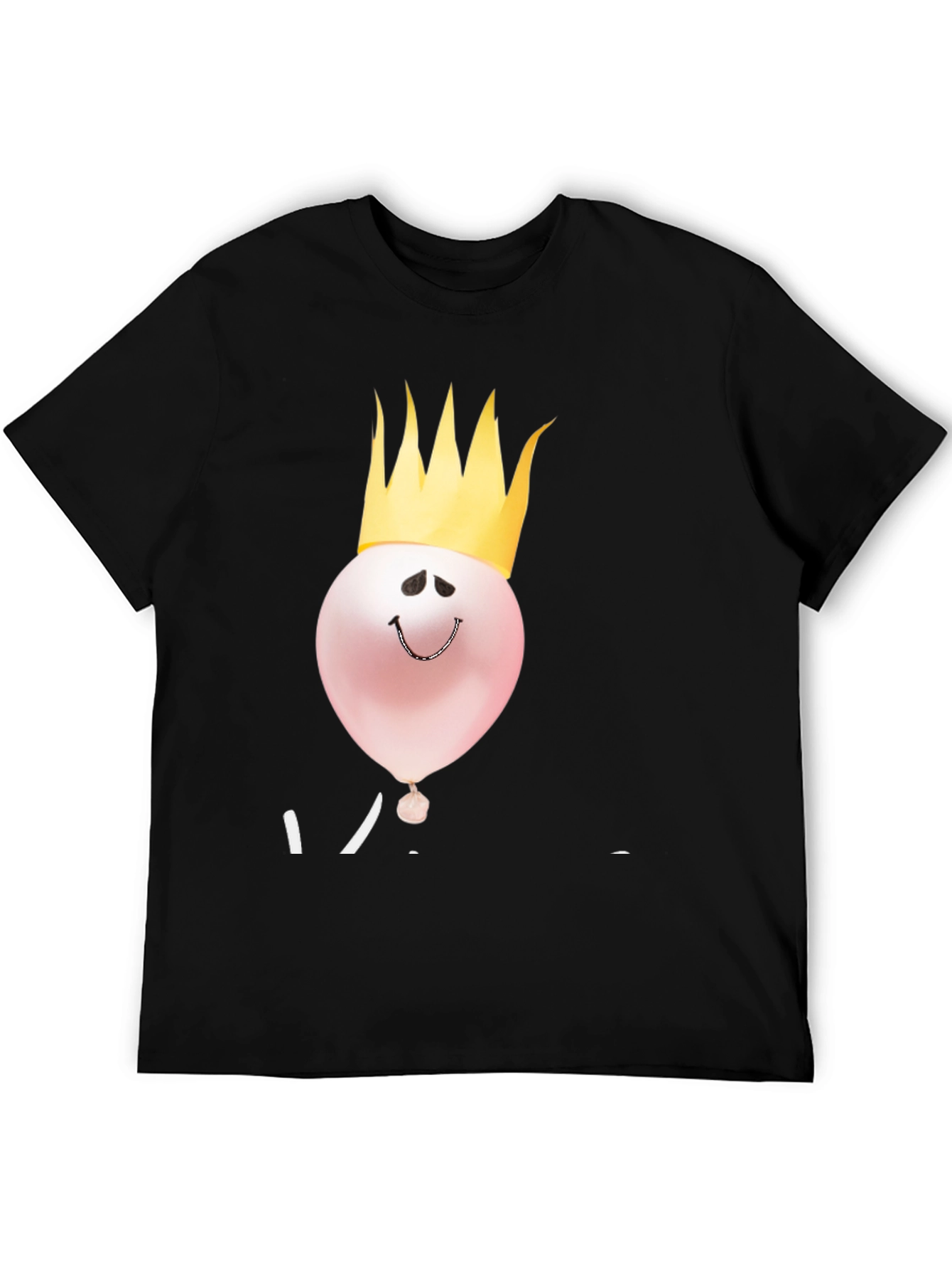 King Balloon Black T-Shirt