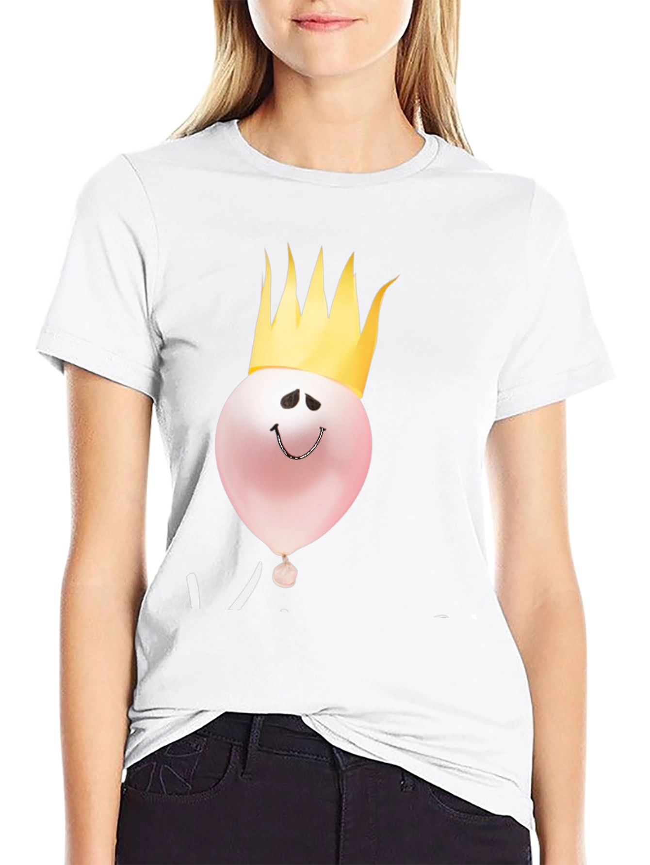 King Balloon Black T-Shirt