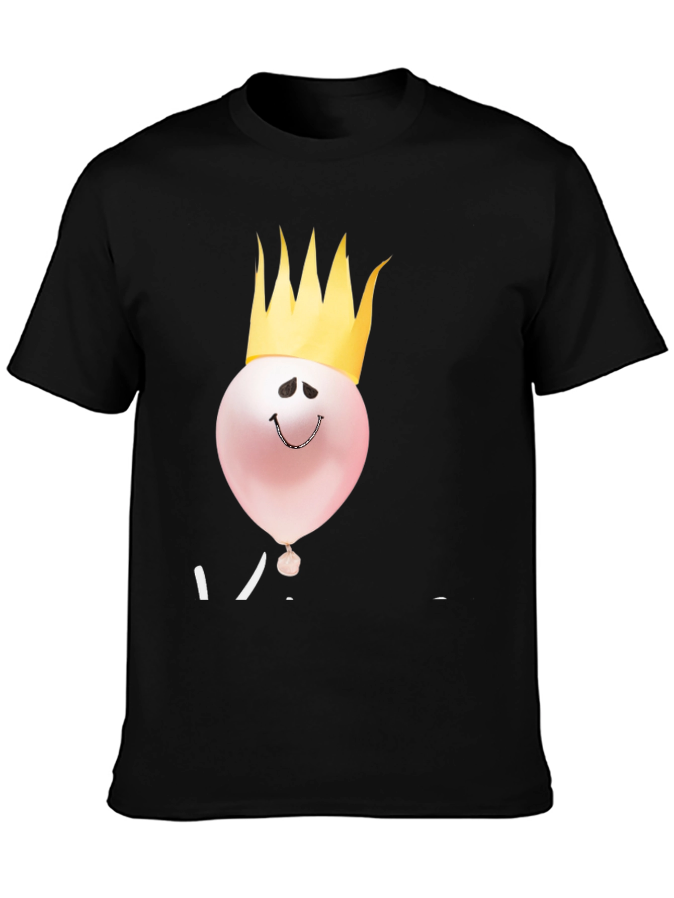 King Balloon Black T-Shirt