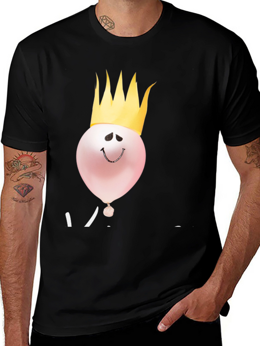 King Balloon Black T-Shirt