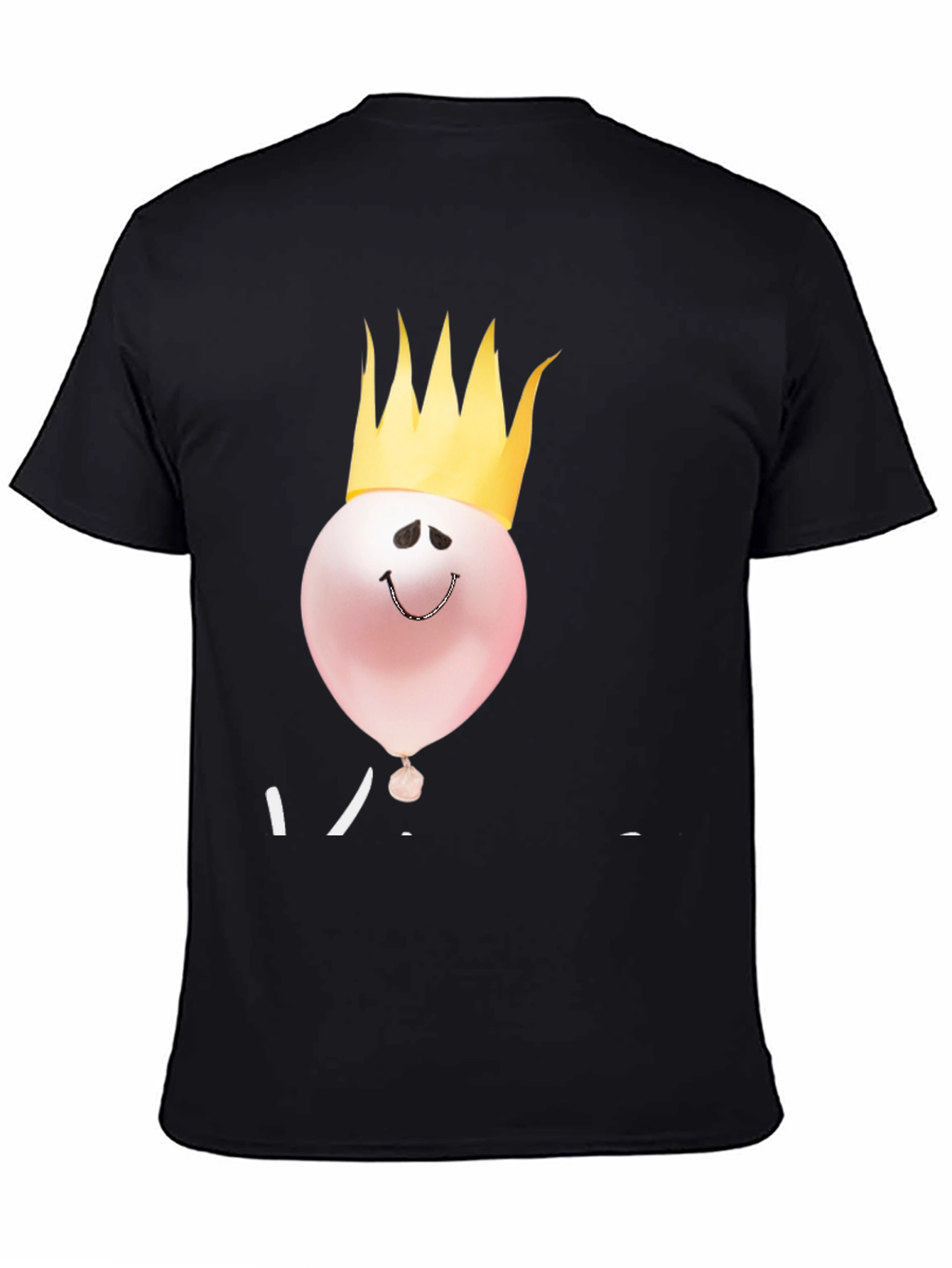 King Balloon Black T-Shirt