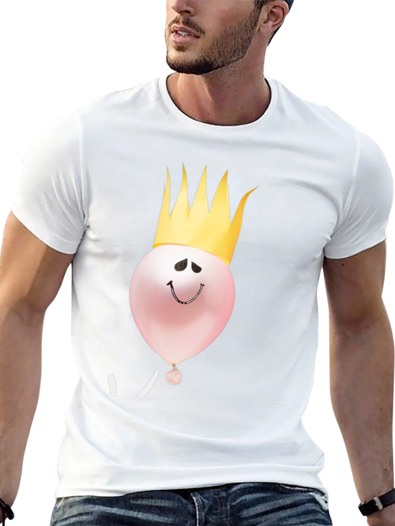 King Balloon Black T-Shirt