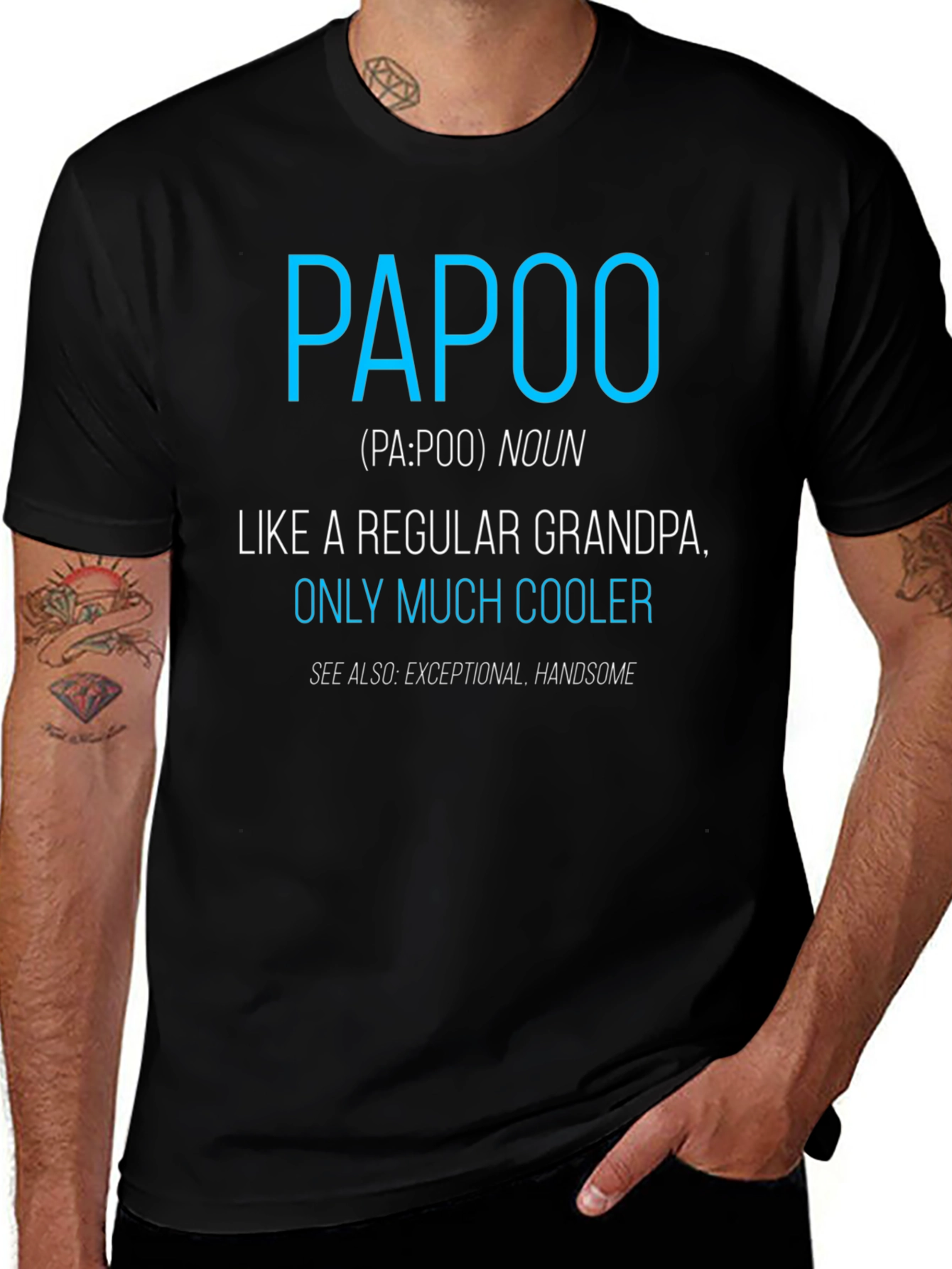 Papoo Definition T-Shirt - Cool Grandpa Tee