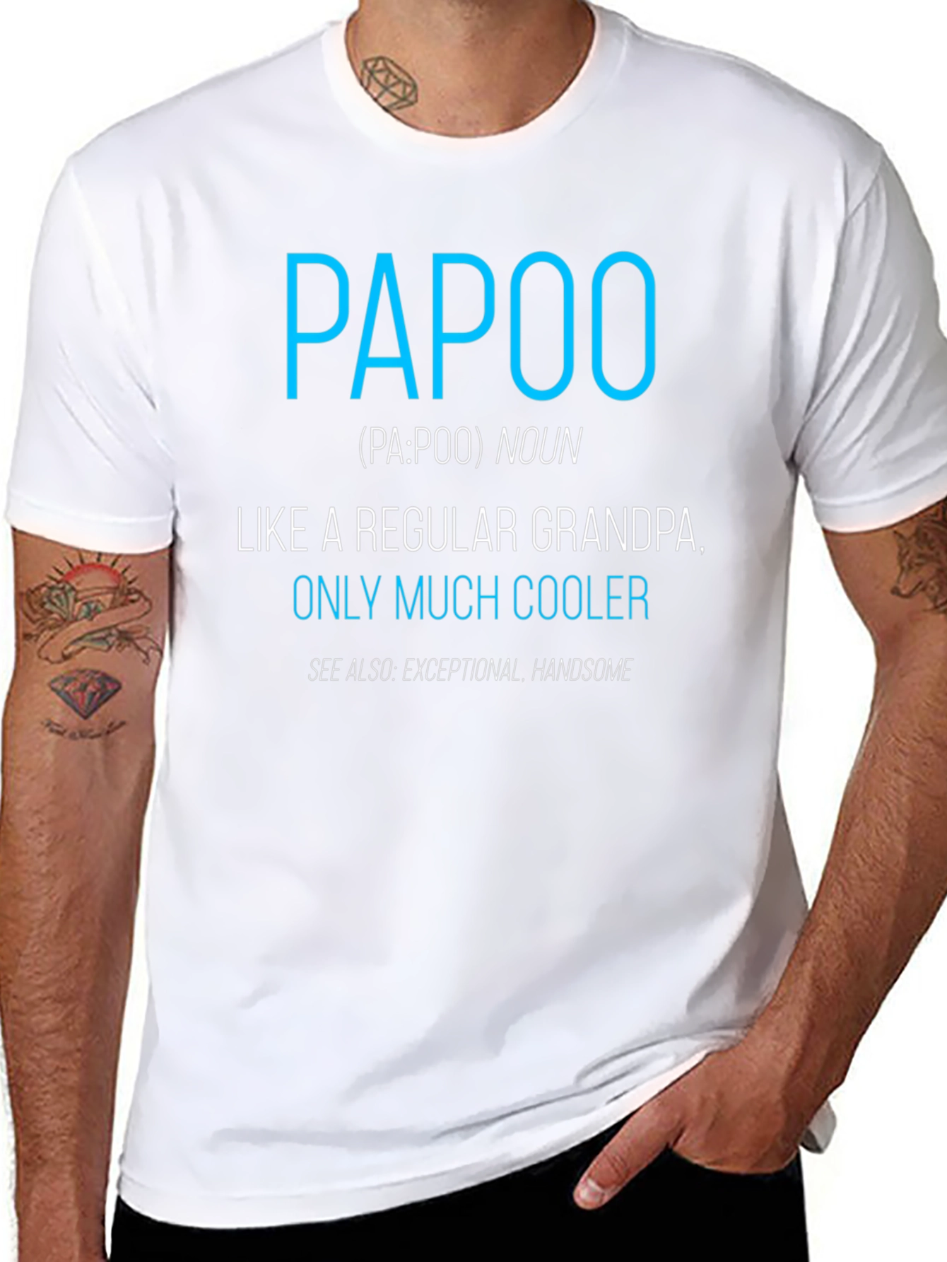 Papoo Definition T-Shirt - Cool Grandpa Tee