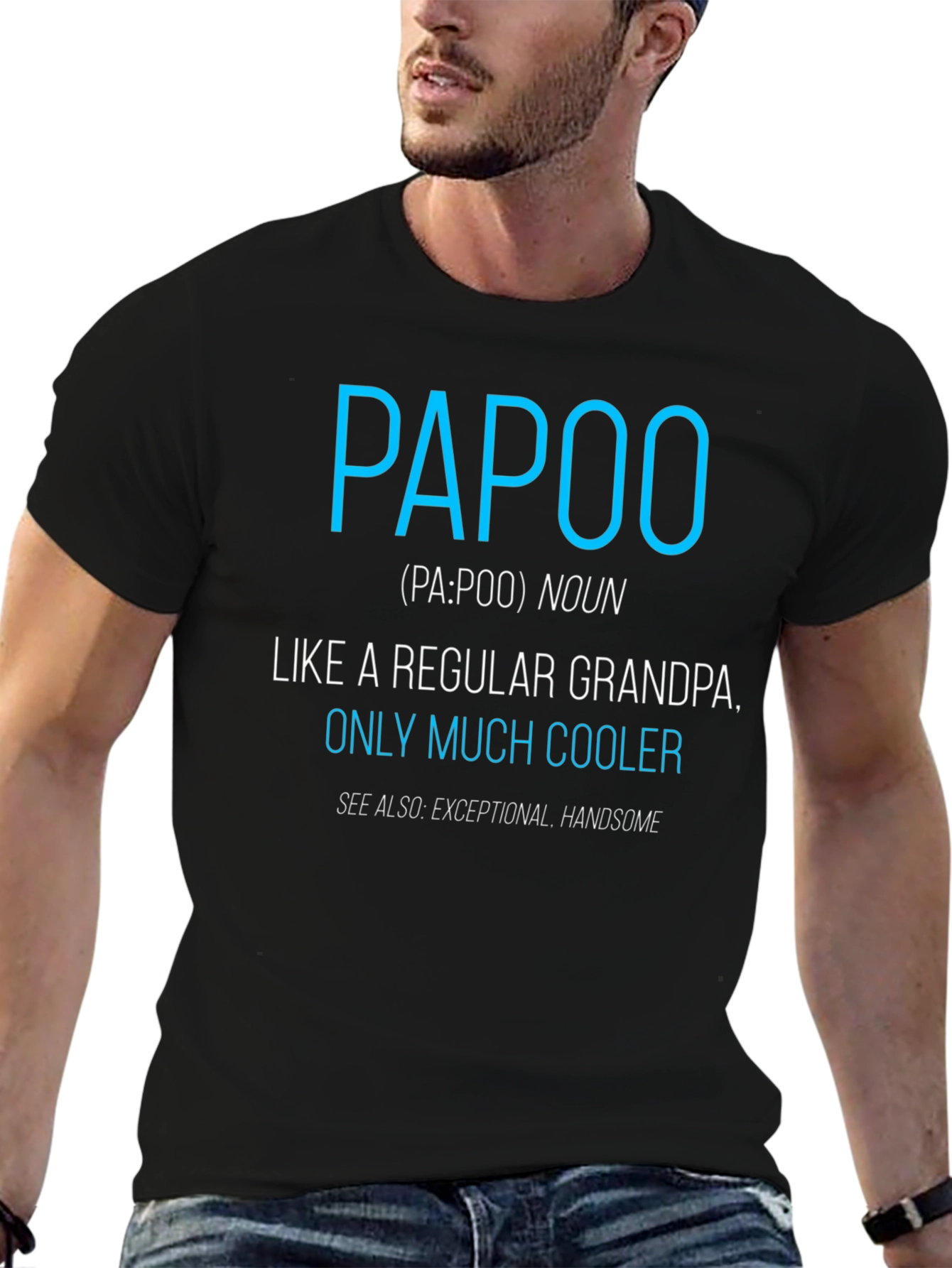 Papoo Definition T-Shirt - Cool Grandpa Tee