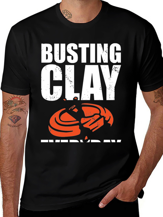 Busting Clay Everyday Graphic T-Shirt