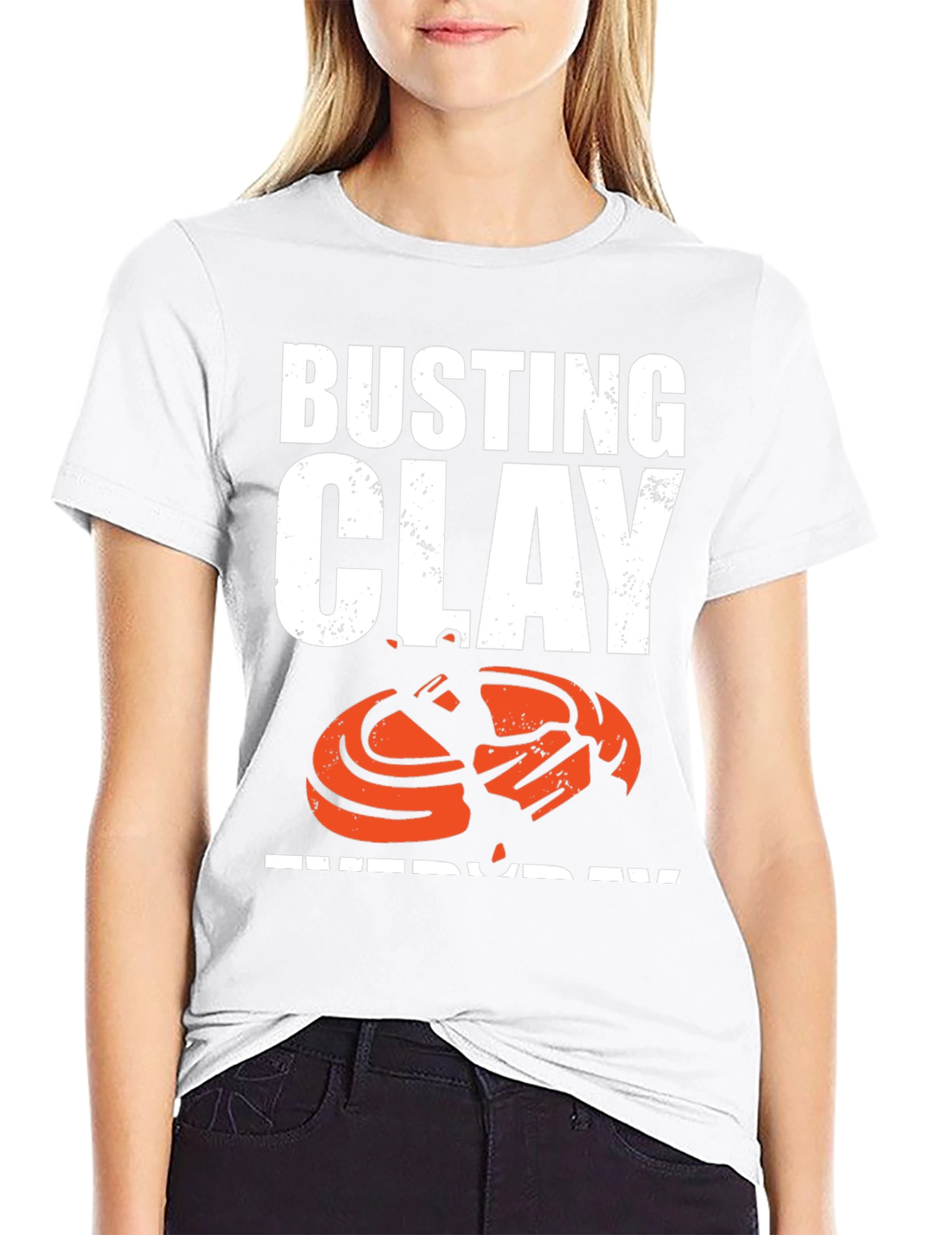 Busting Clay Everyday Graphic T-Shirt