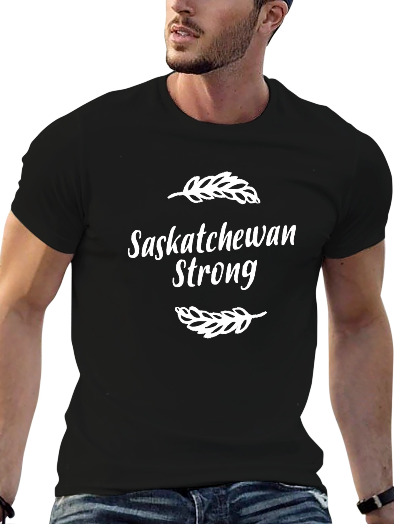 Saskatchewan Strong Graphic Tee - Black T-Shirt