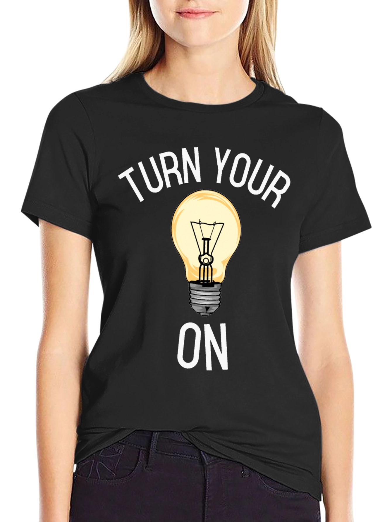 Turn Your Lightbulb On Graphic Tee