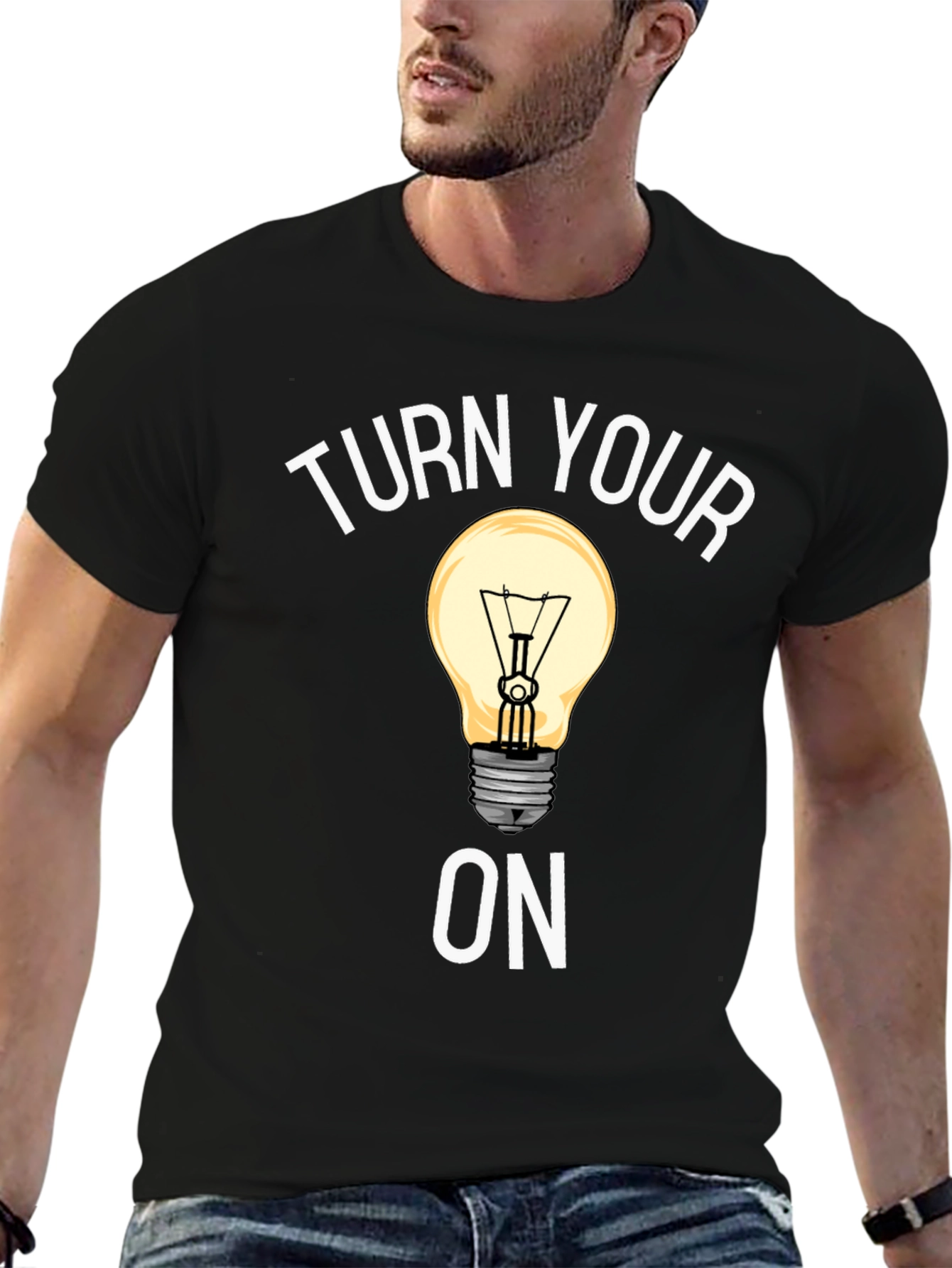 Turn Your Lightbulb On Graphic Tee
