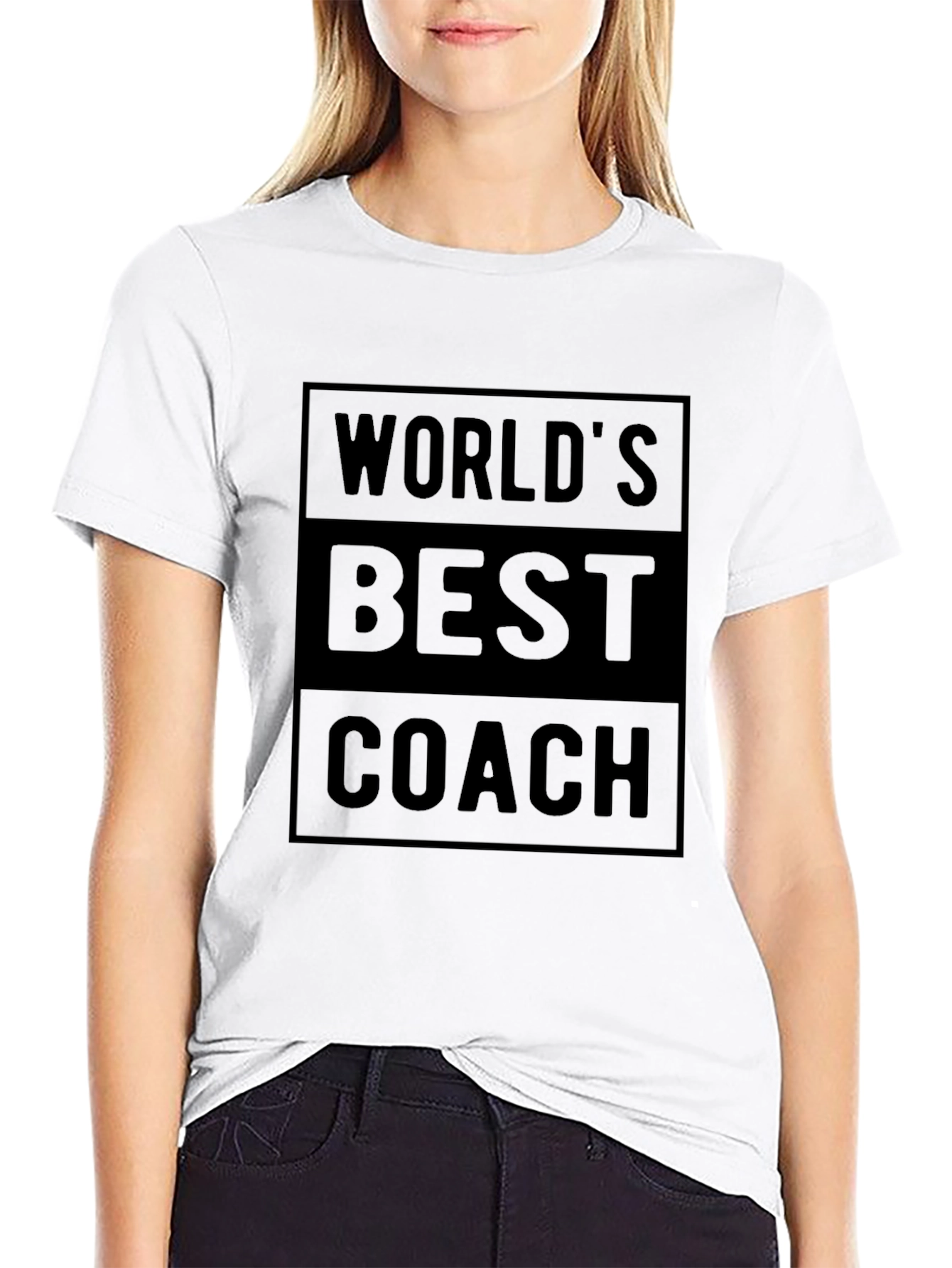 Worlds Best Coach Graphic T-Shirt