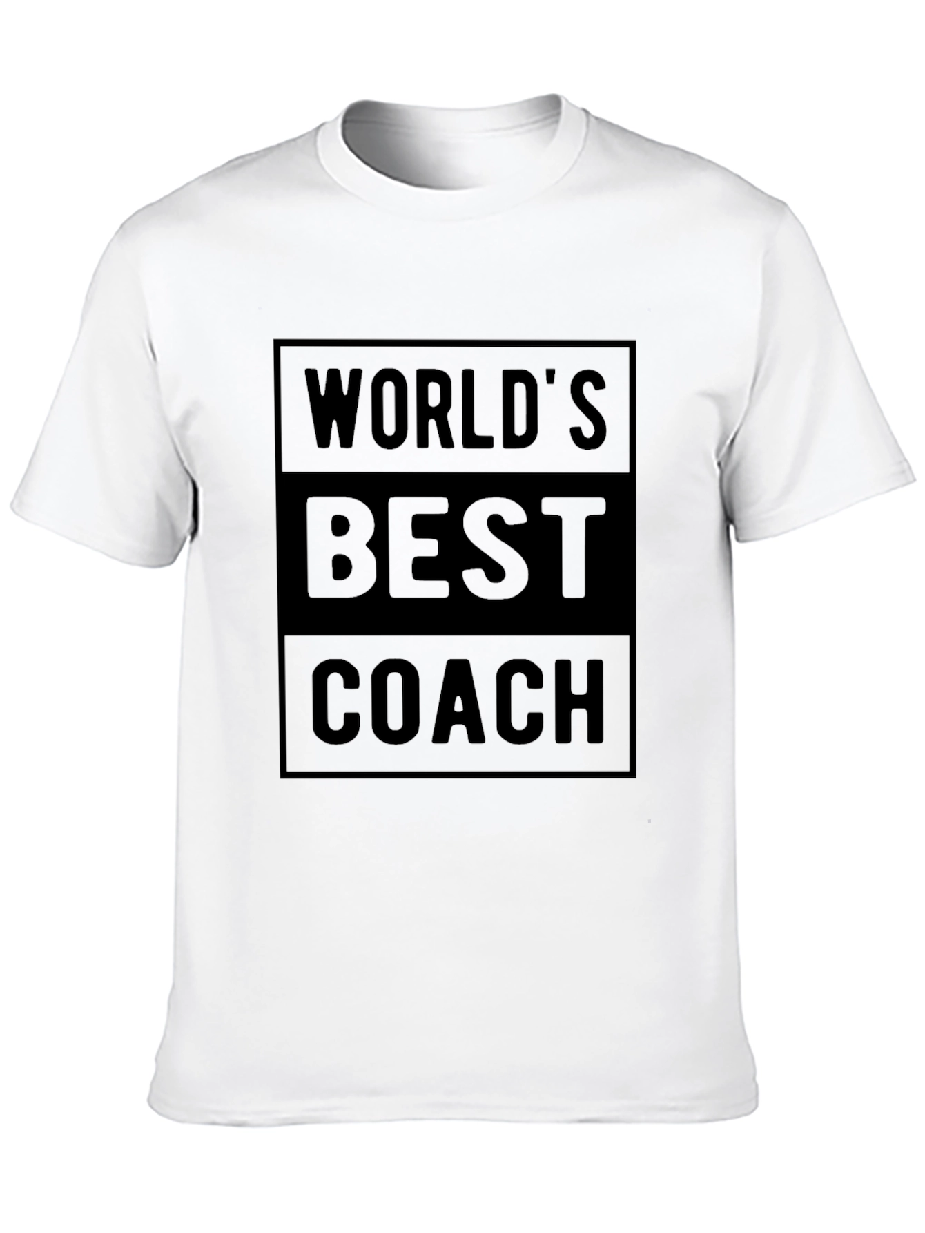 Worlds Best Coach Graphic T-Shirt