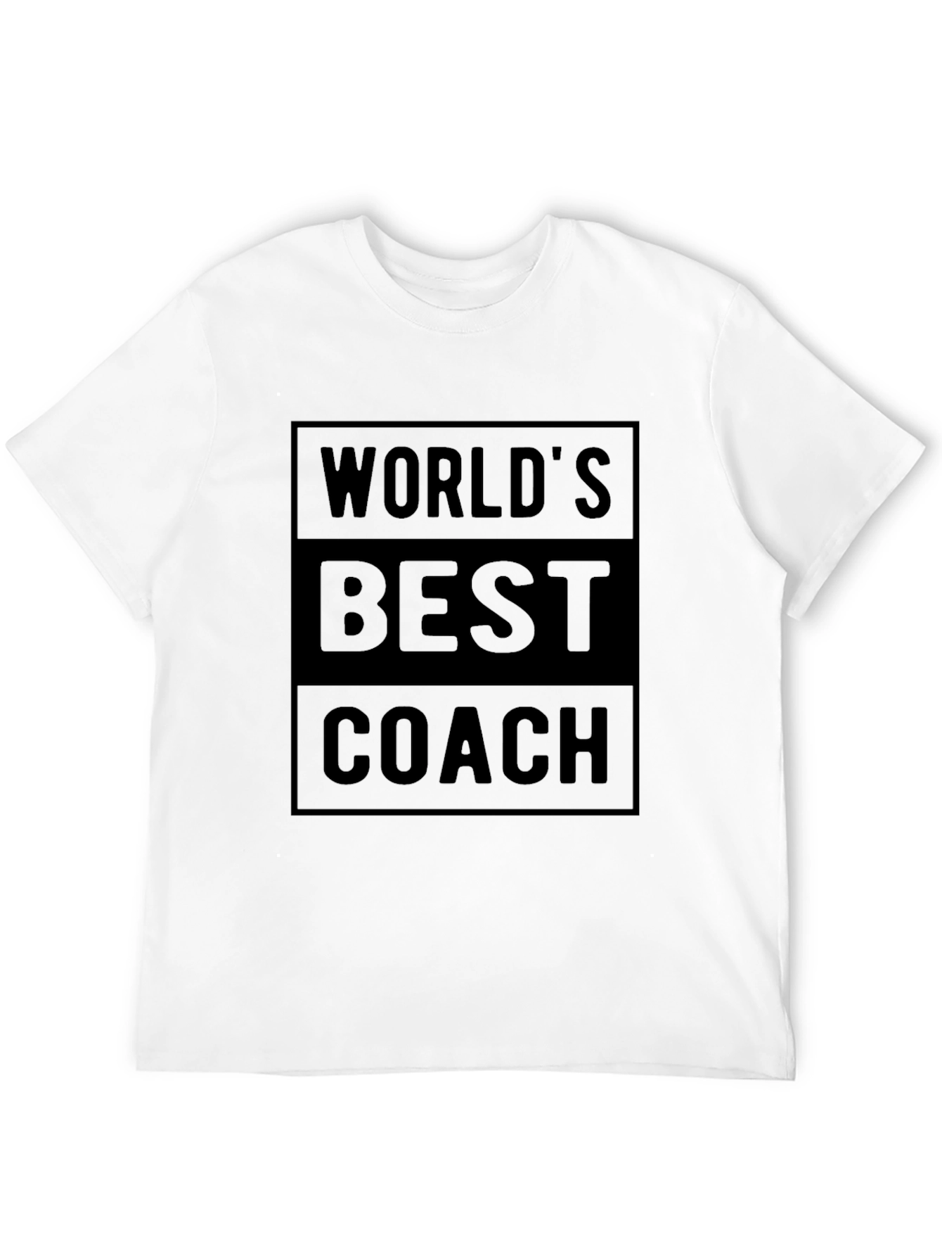 Worlds Best Coach Graphic T-Shirt