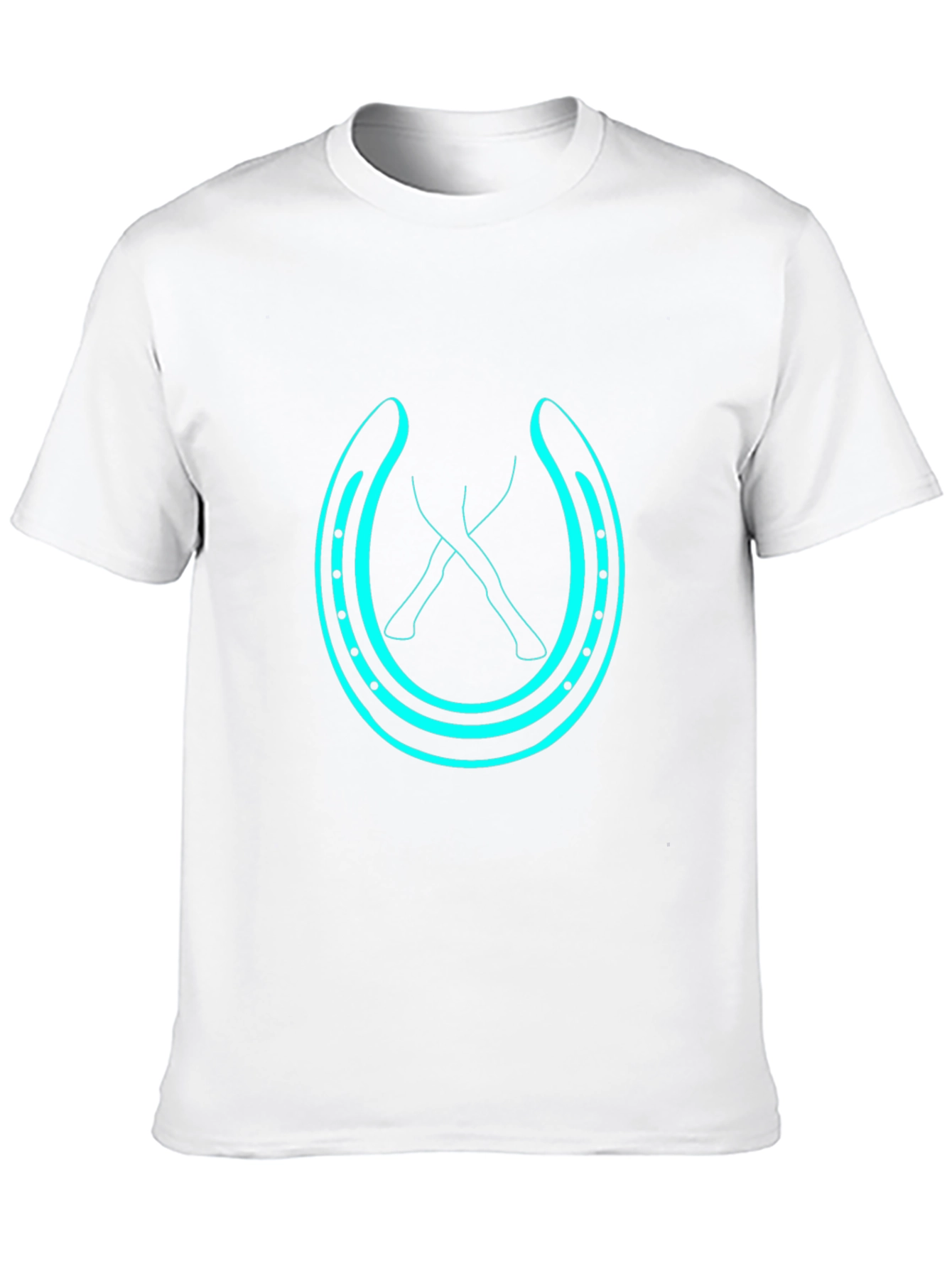 Lucky Horseshoe Graphic Tee - Black