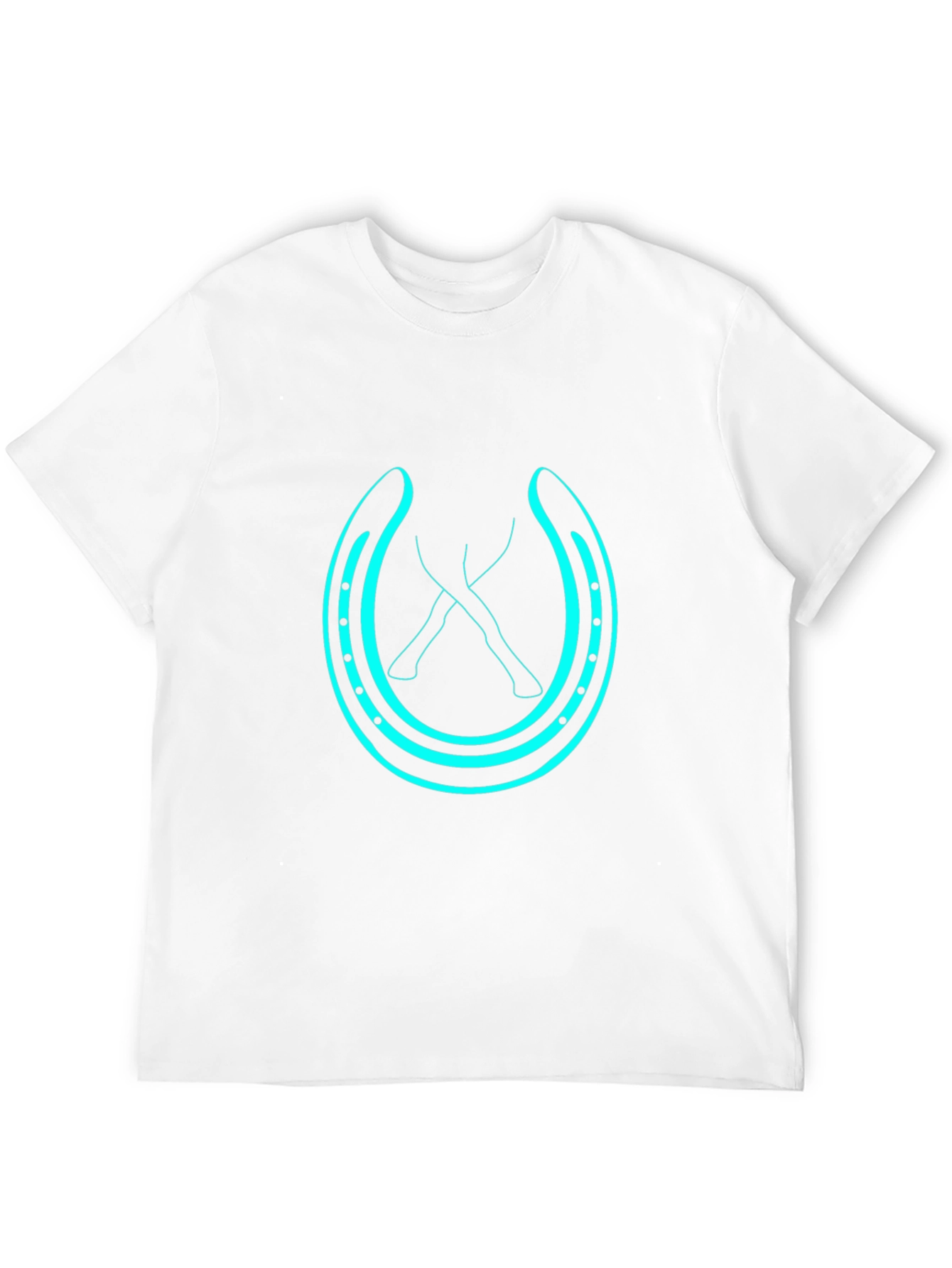 Lucky Horseshoe Graphic Tee - Black