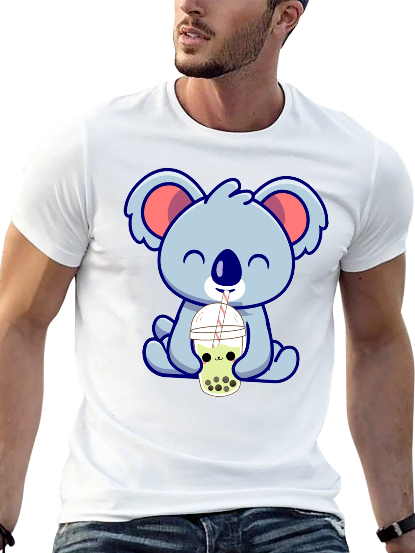 Cute Koala Bubble Tea T-Shirt