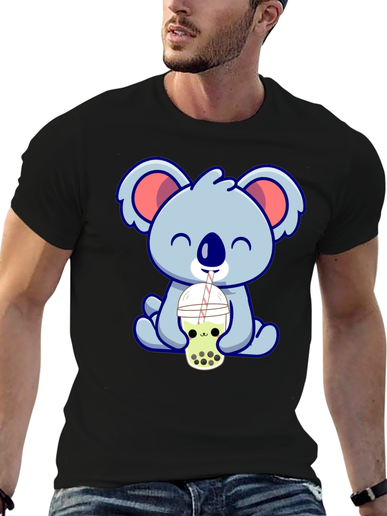 Cute Koala Bubble Tea T-Shirt
