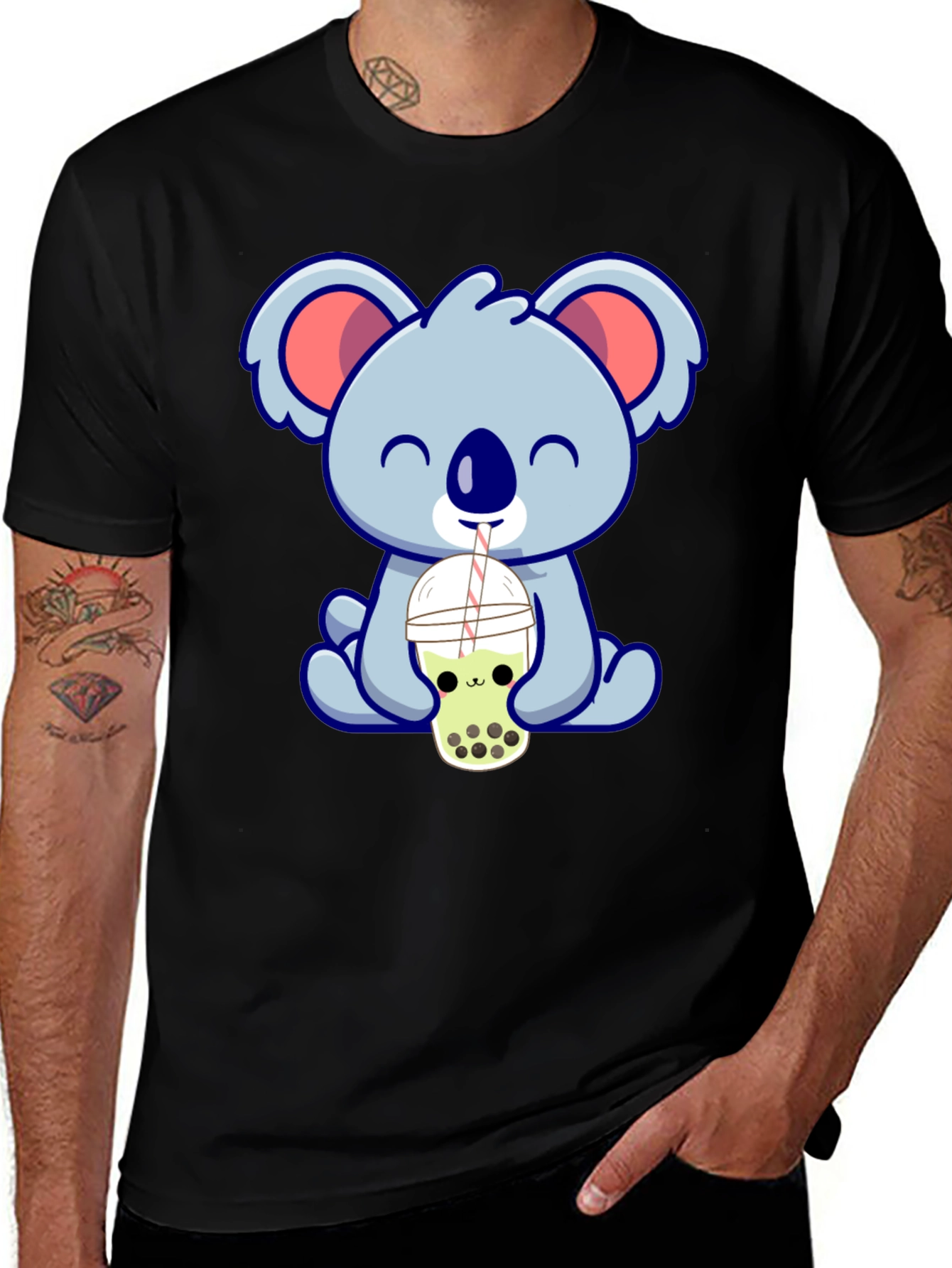 Cute Koala Bubble Tea T-Shirt