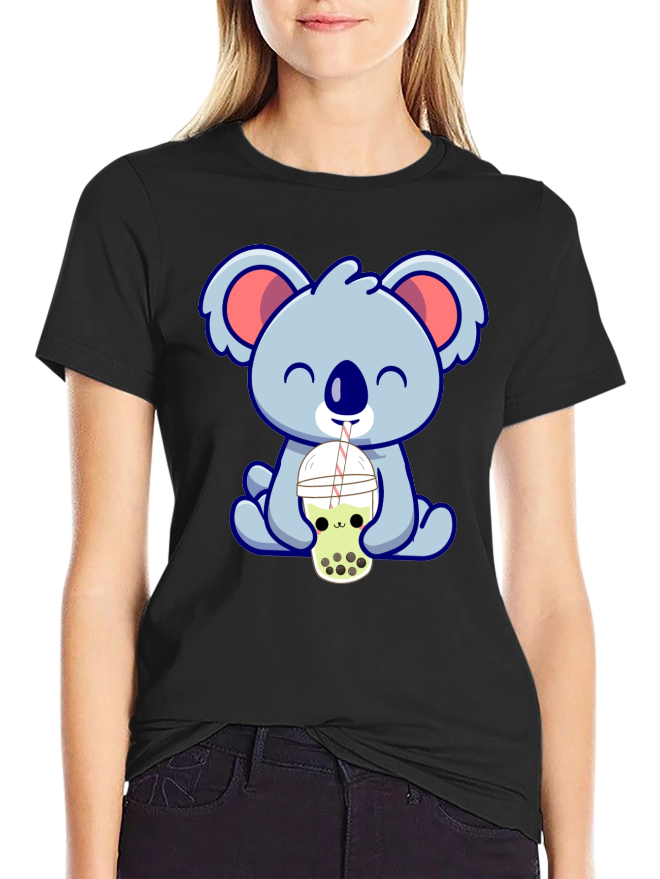 Cute Koala Bubble Tea T-Shirt