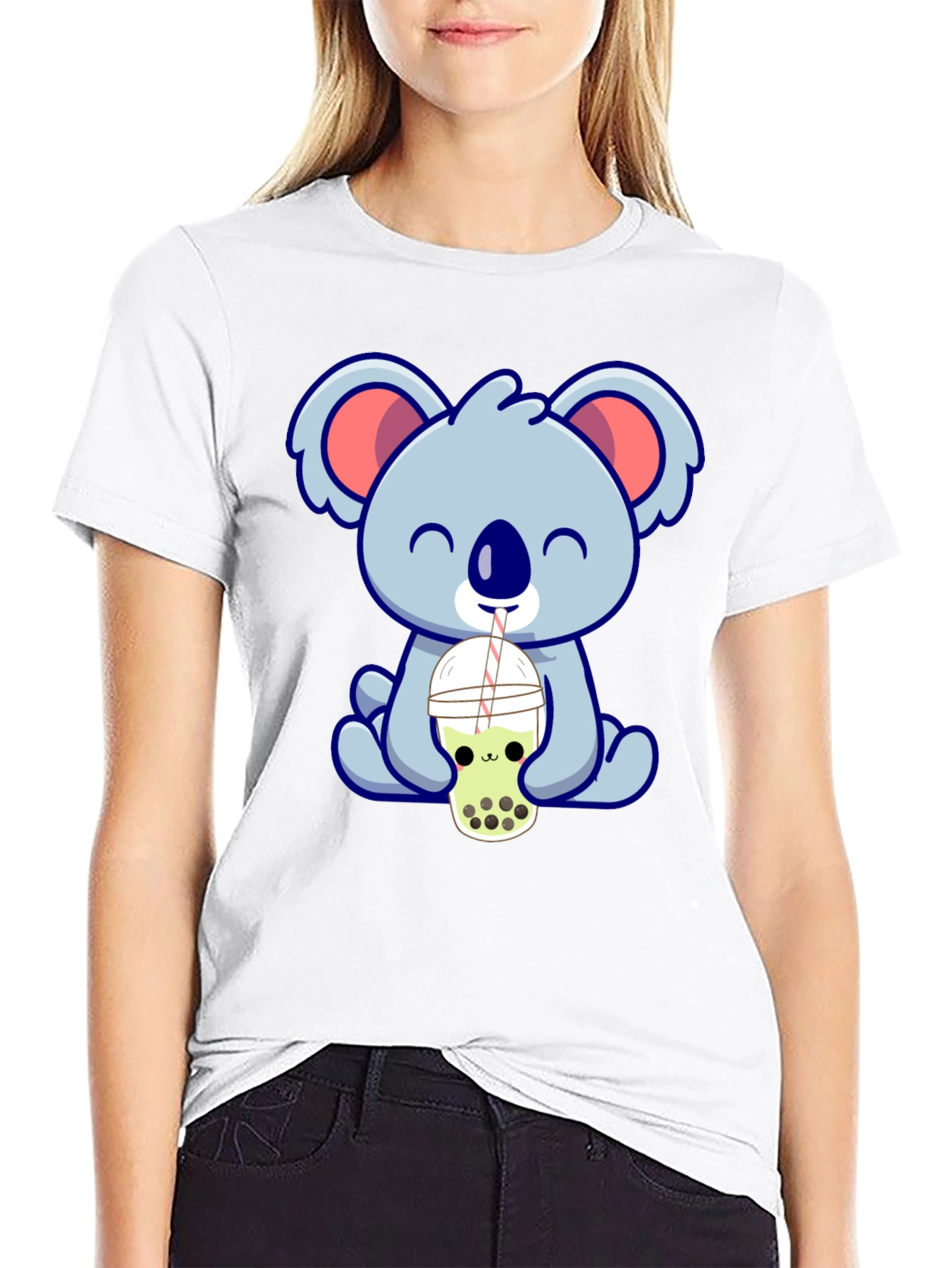 Cute Koala Bubble Tea T-Shirt