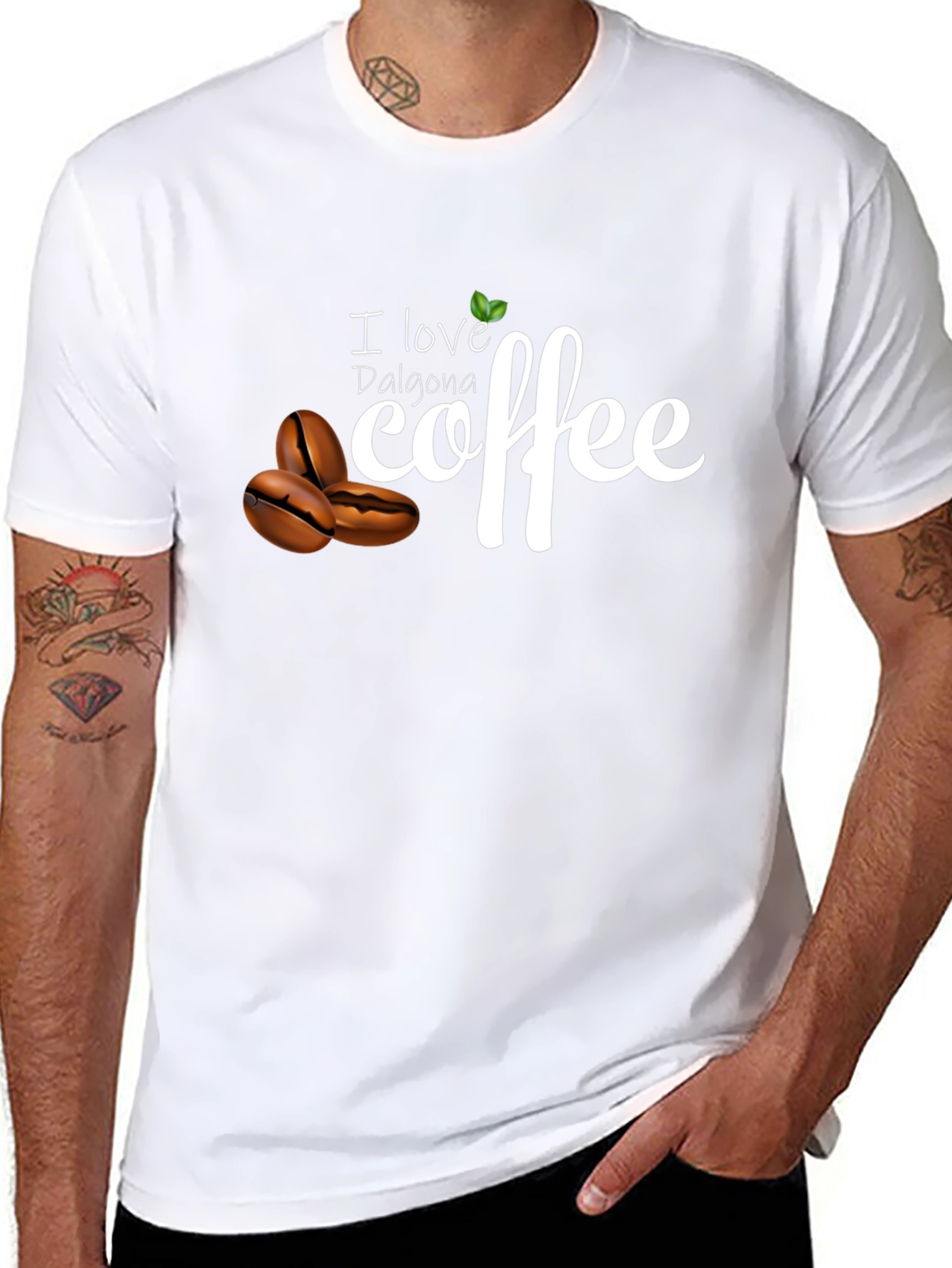 I Love Dalgona Coffee Graphic Tee