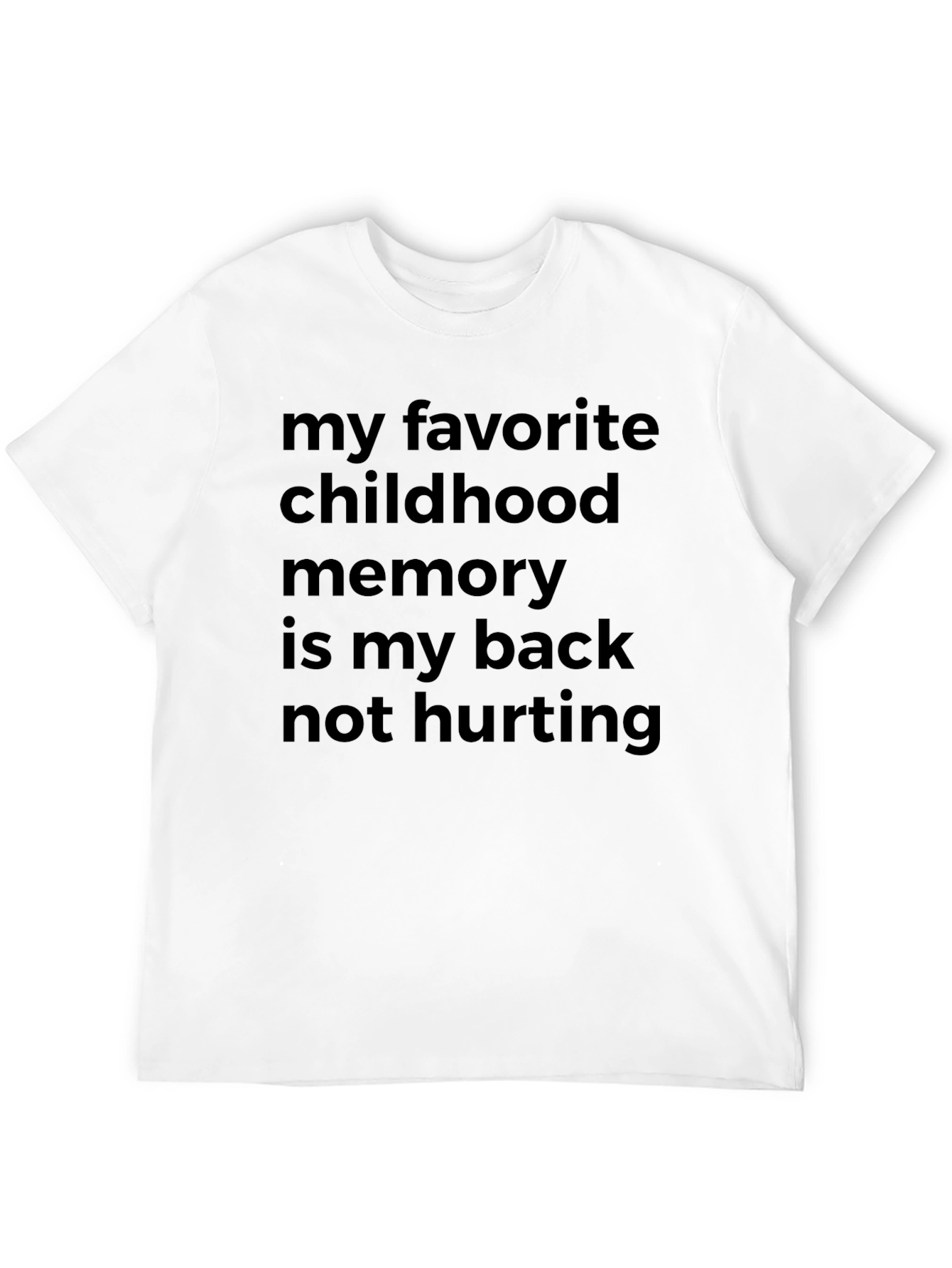 Funny Back Pain Relief T-Shirt