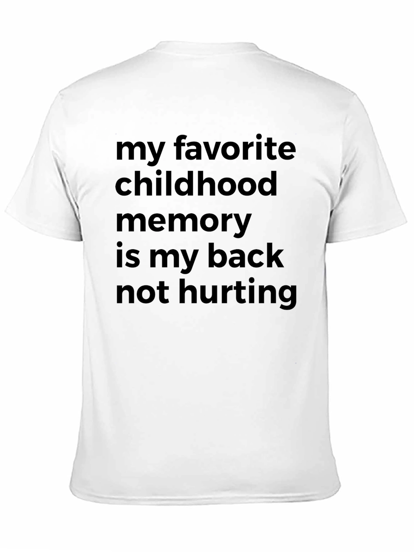 Funny Back Pain Relief T-Shirt