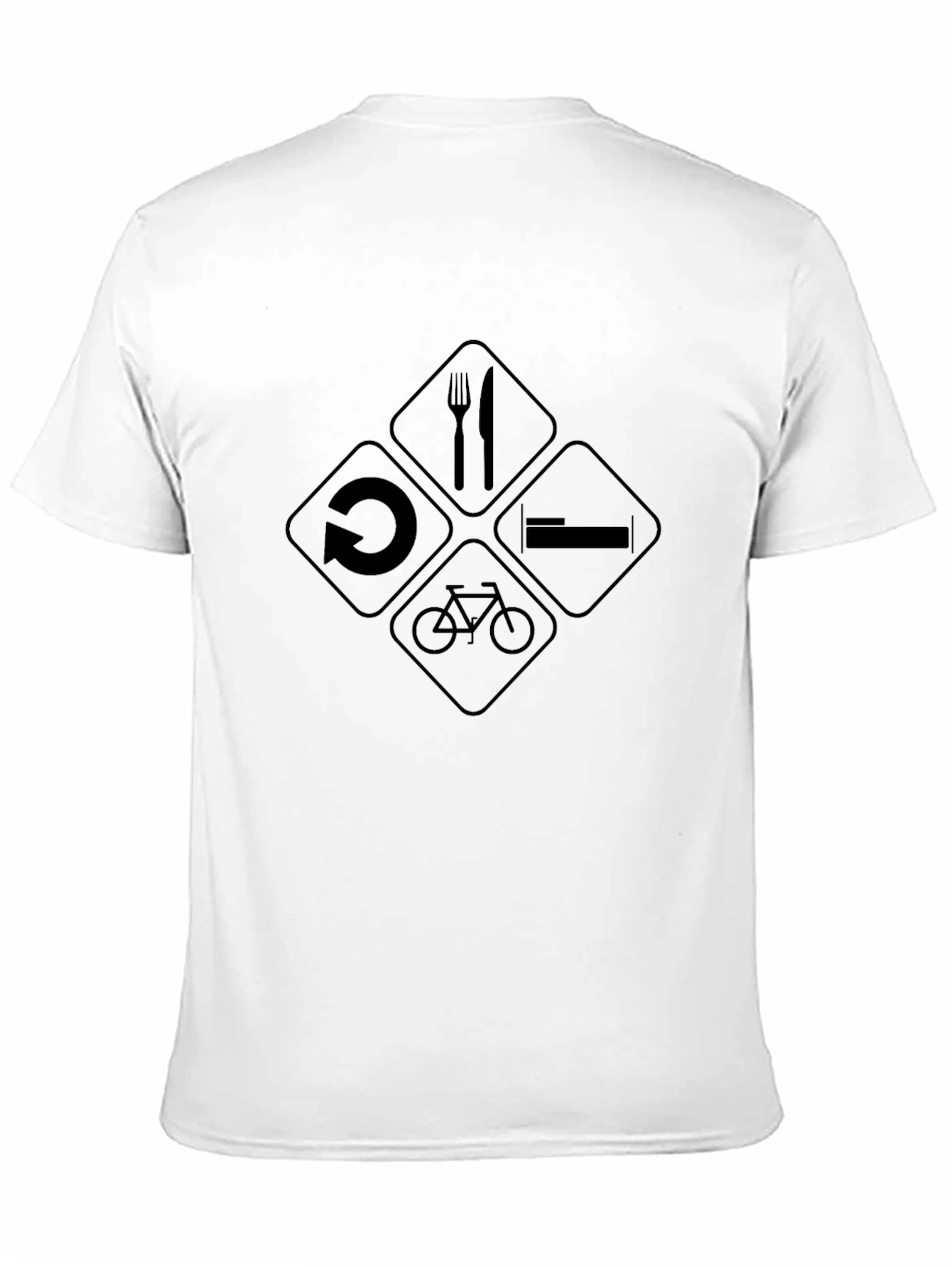 Eat Sleep Cycle Repeat Graphic T-Shirt