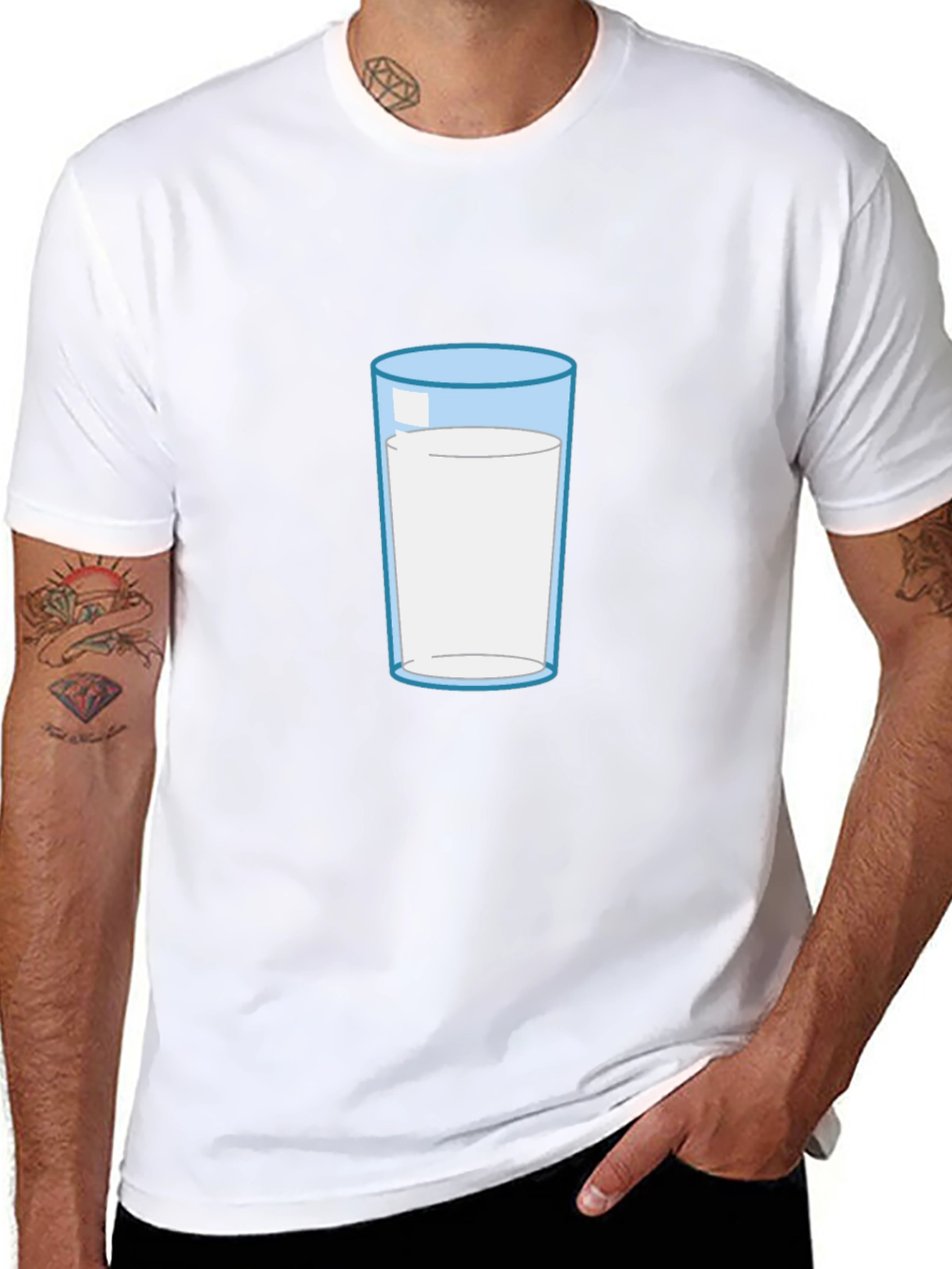 Milk Graphic Tee - Cool & Comfy T-Shirt