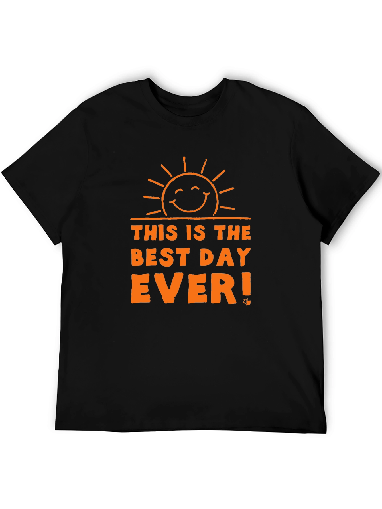 Best Day Ever Graphic T-Shirt - Black Cotton Tee