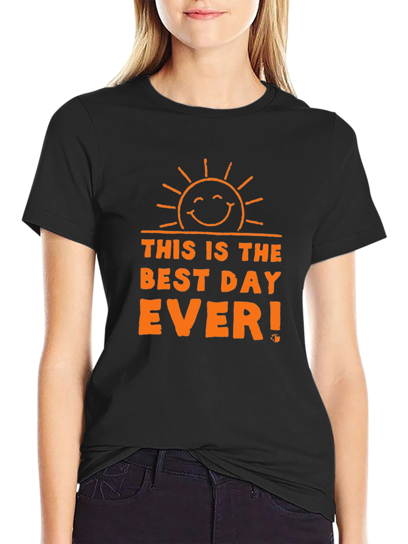 Best Day Ever Graphic T-Shirt - Black Cotton Tee