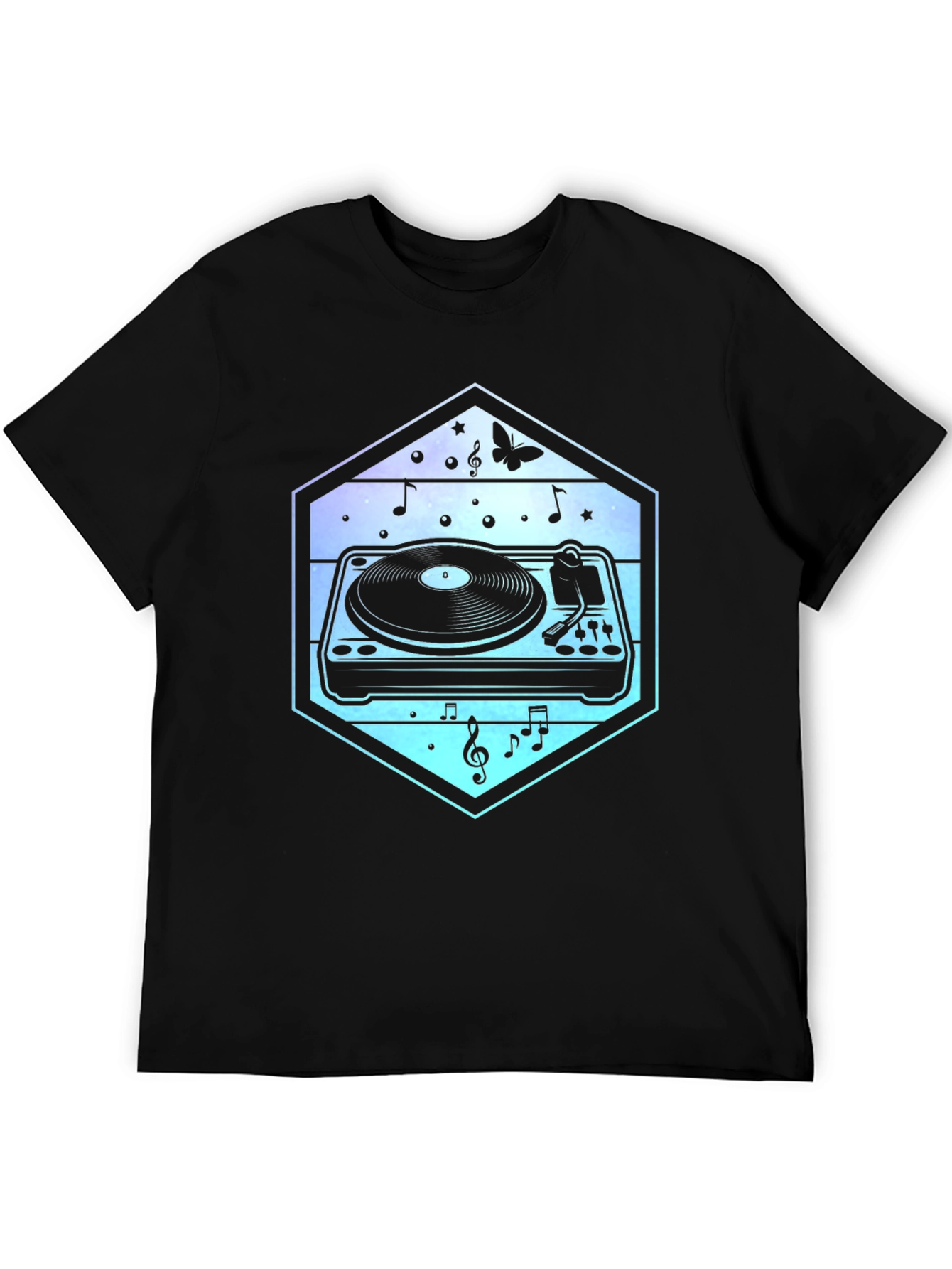 Turntable Music T-Shirt - DJ Graphic Tee